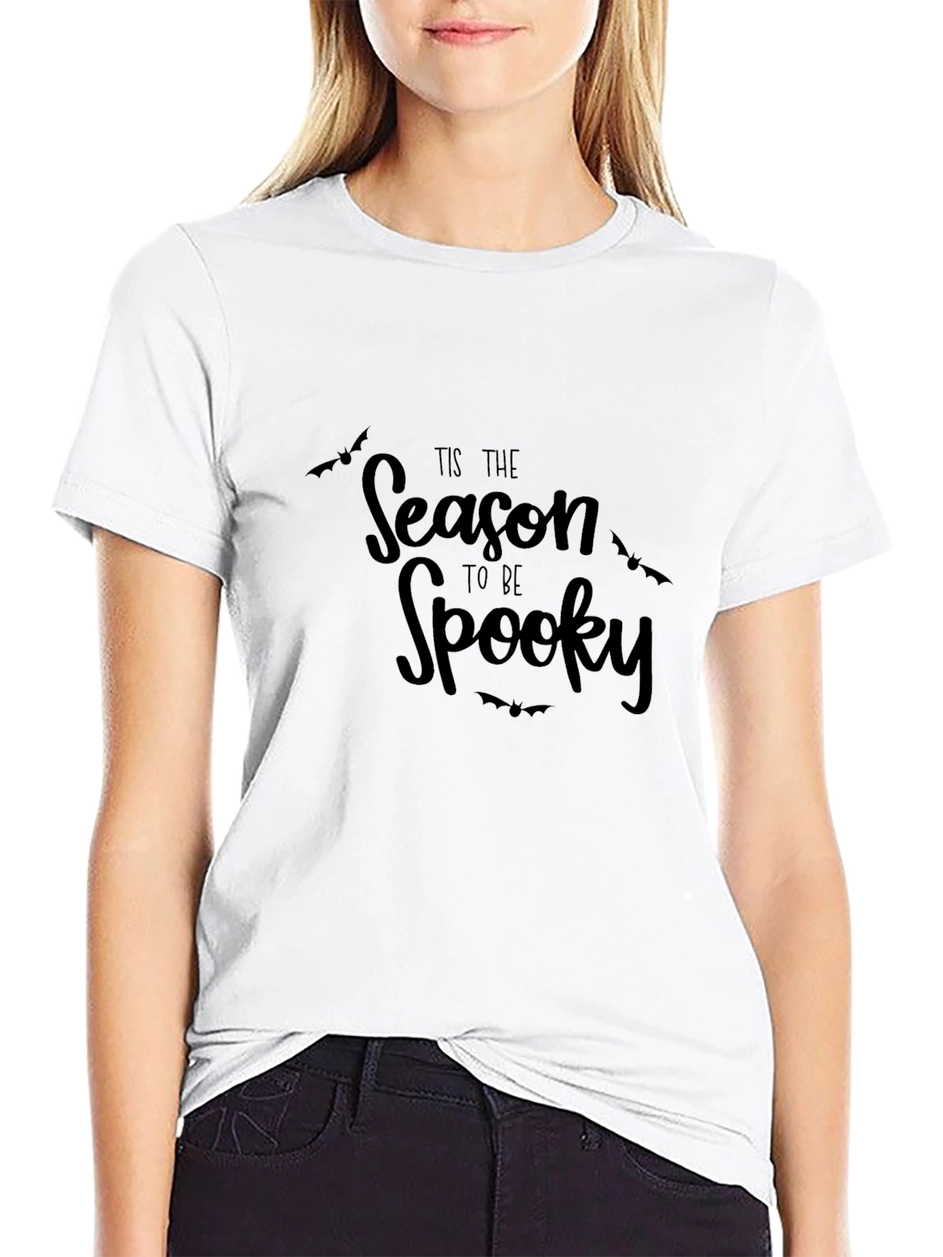 Tis The Season to Be Spooky Black T-Shirt