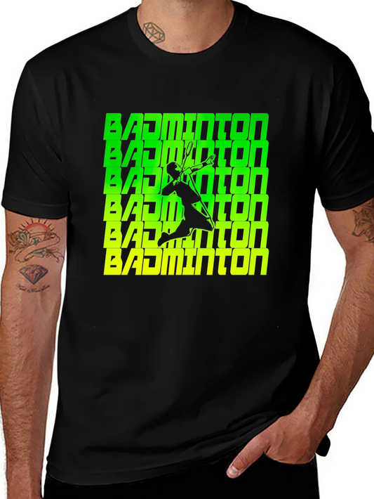Badminton Player Graphic Tee