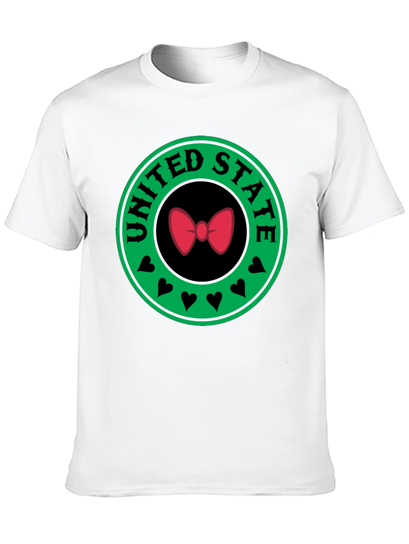 United States Bow Tie Black T-Shirt