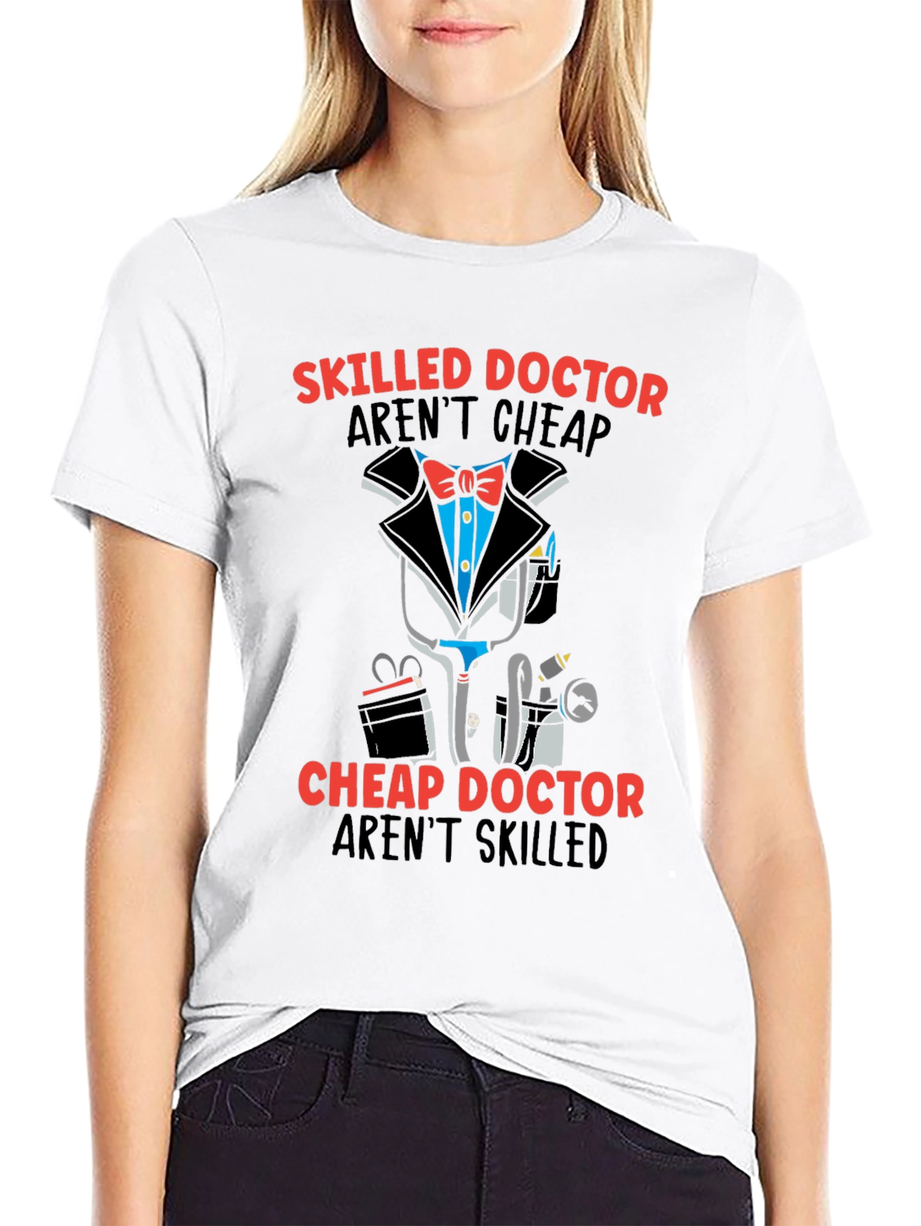 Skilled Doctor Graphic T-Shirt - Premium Cotton Blend