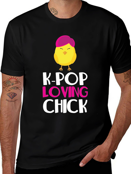 K-Pop Loving Chick T-Shirt Cute Graphic Tee