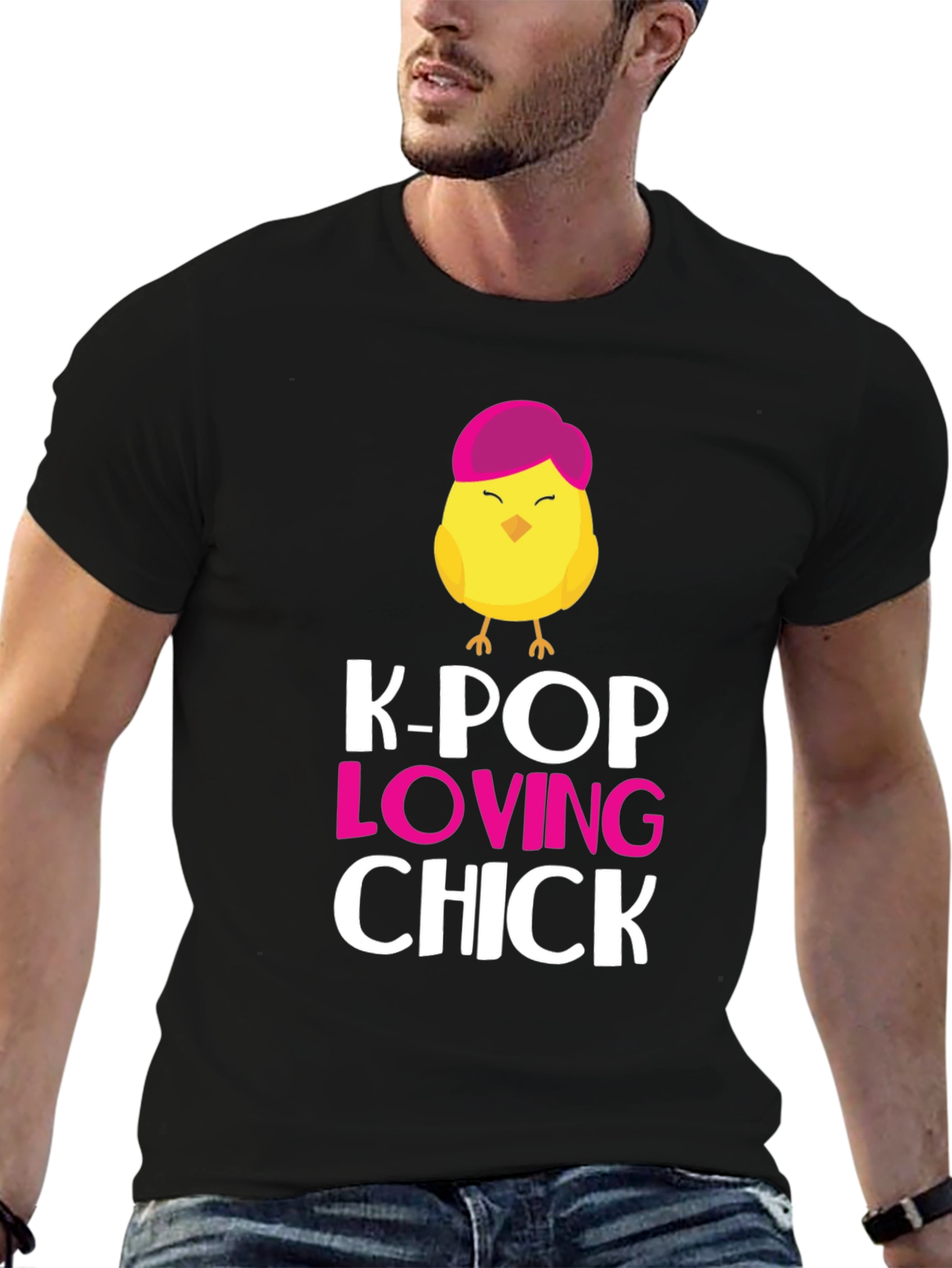 K-Pop Loving Chick T-Shirt Cute Graphic Tee