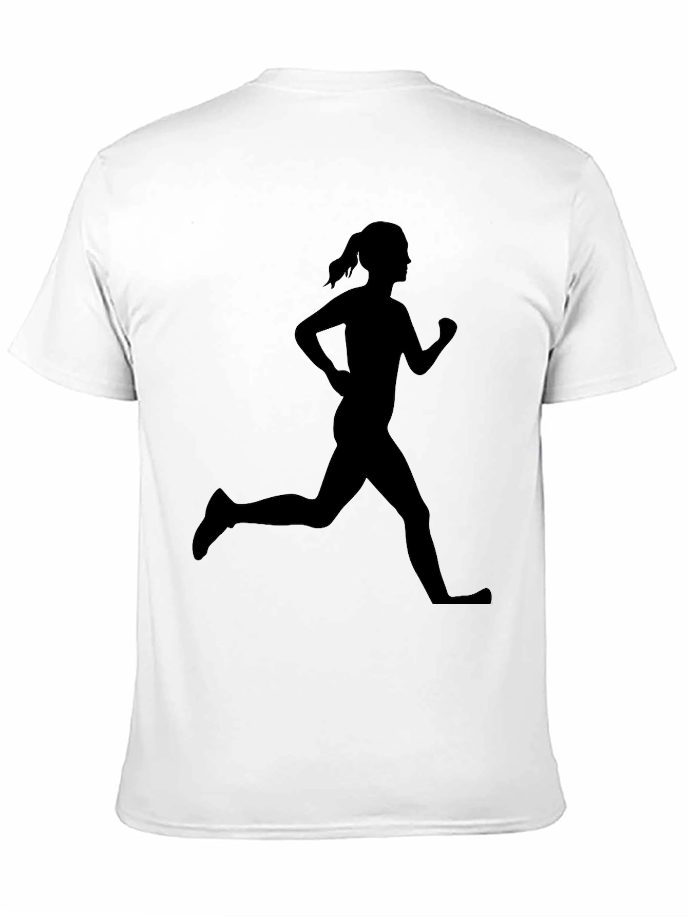 Runner Silhouette Graphic Tee - Black