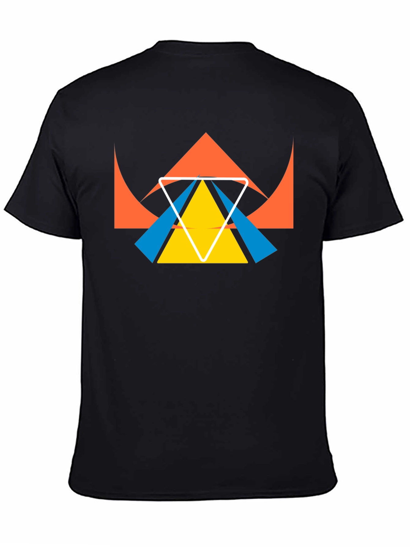 Geometric Graphic Tee - Modern Minimalist Design