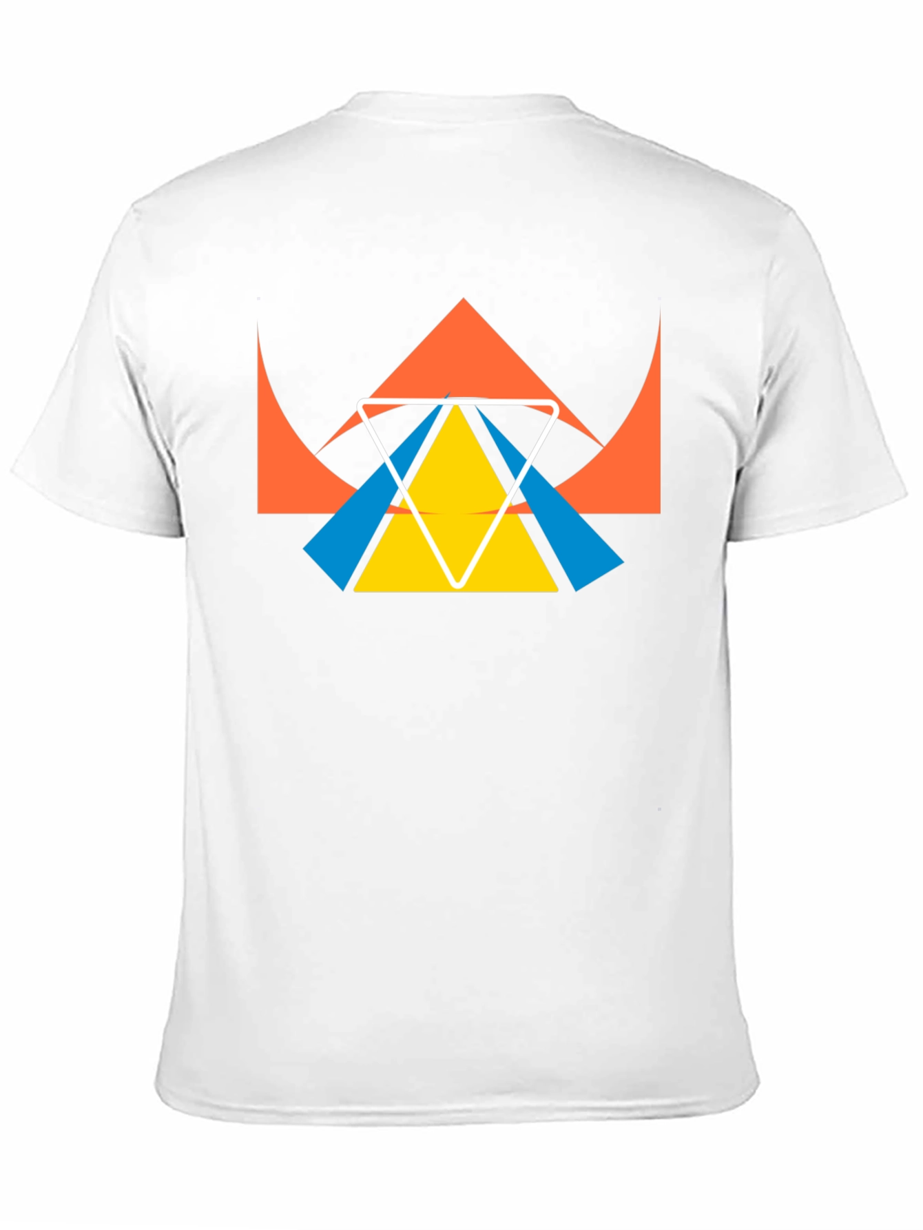 Geometric Graphic Tee - Modern Minimalist Design
