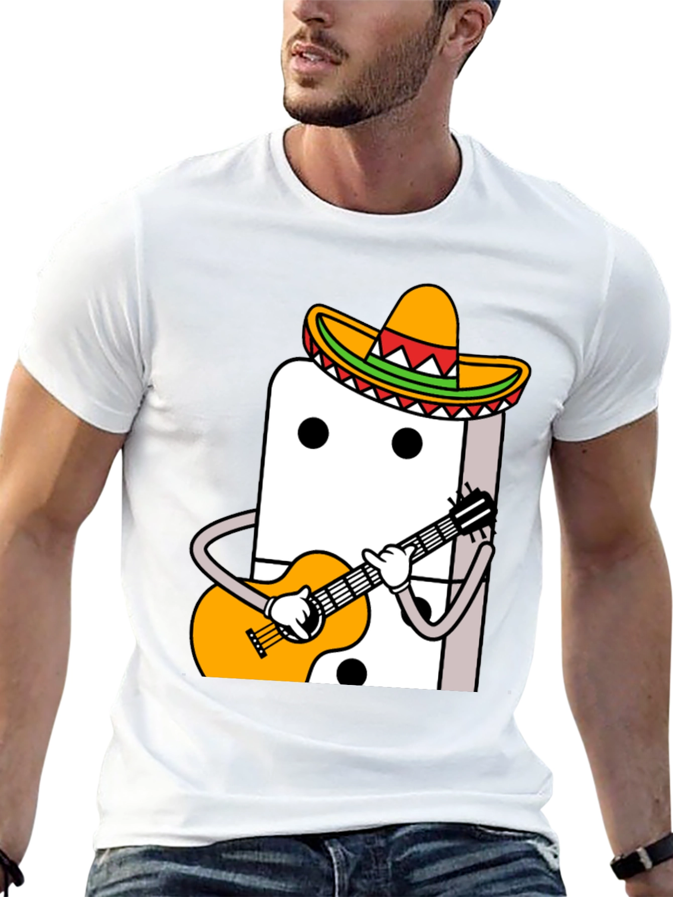 Domino Mariachi T-Shirt - Playful Graphic Tee