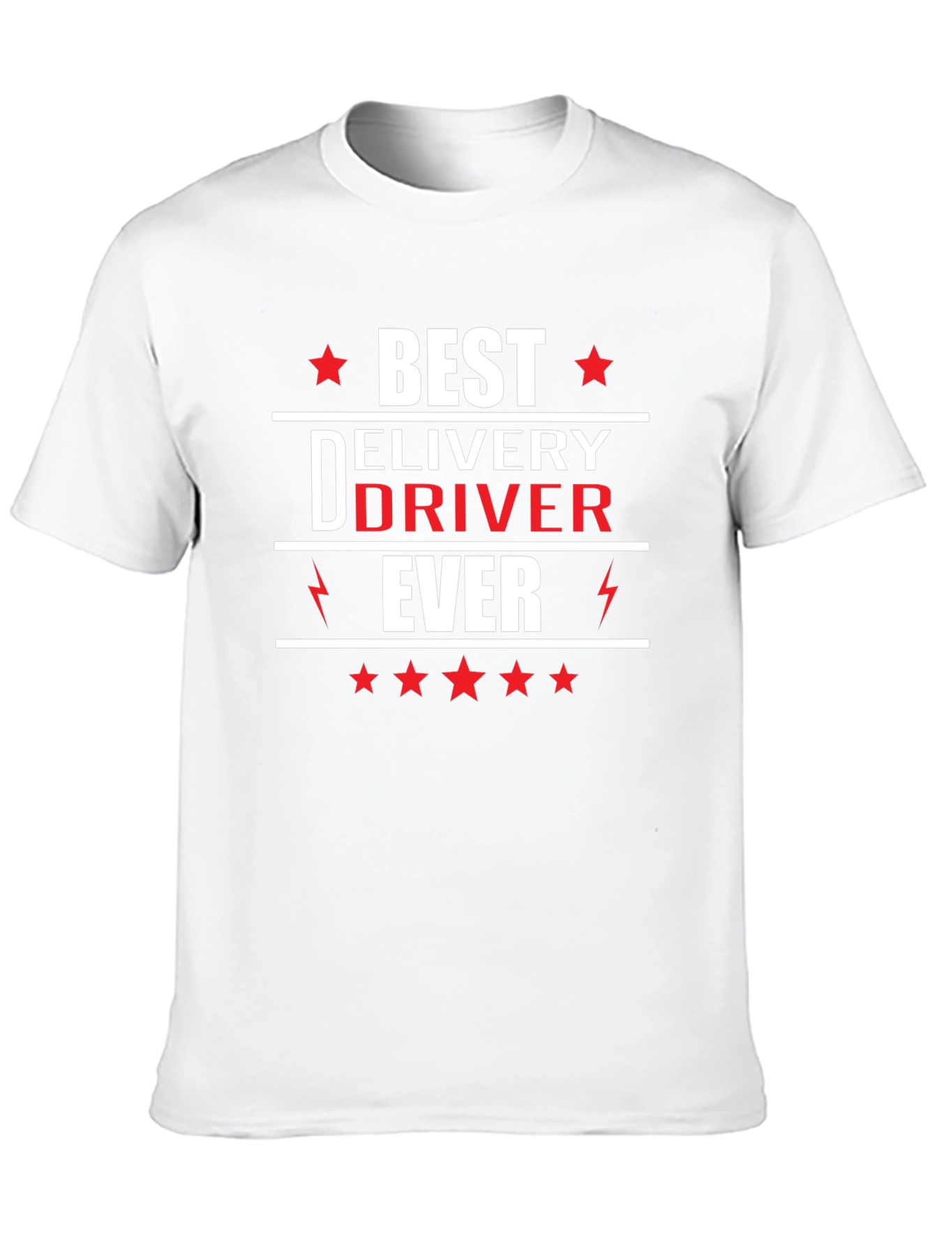 Best Delivery Driver Ever Black T-Shirt