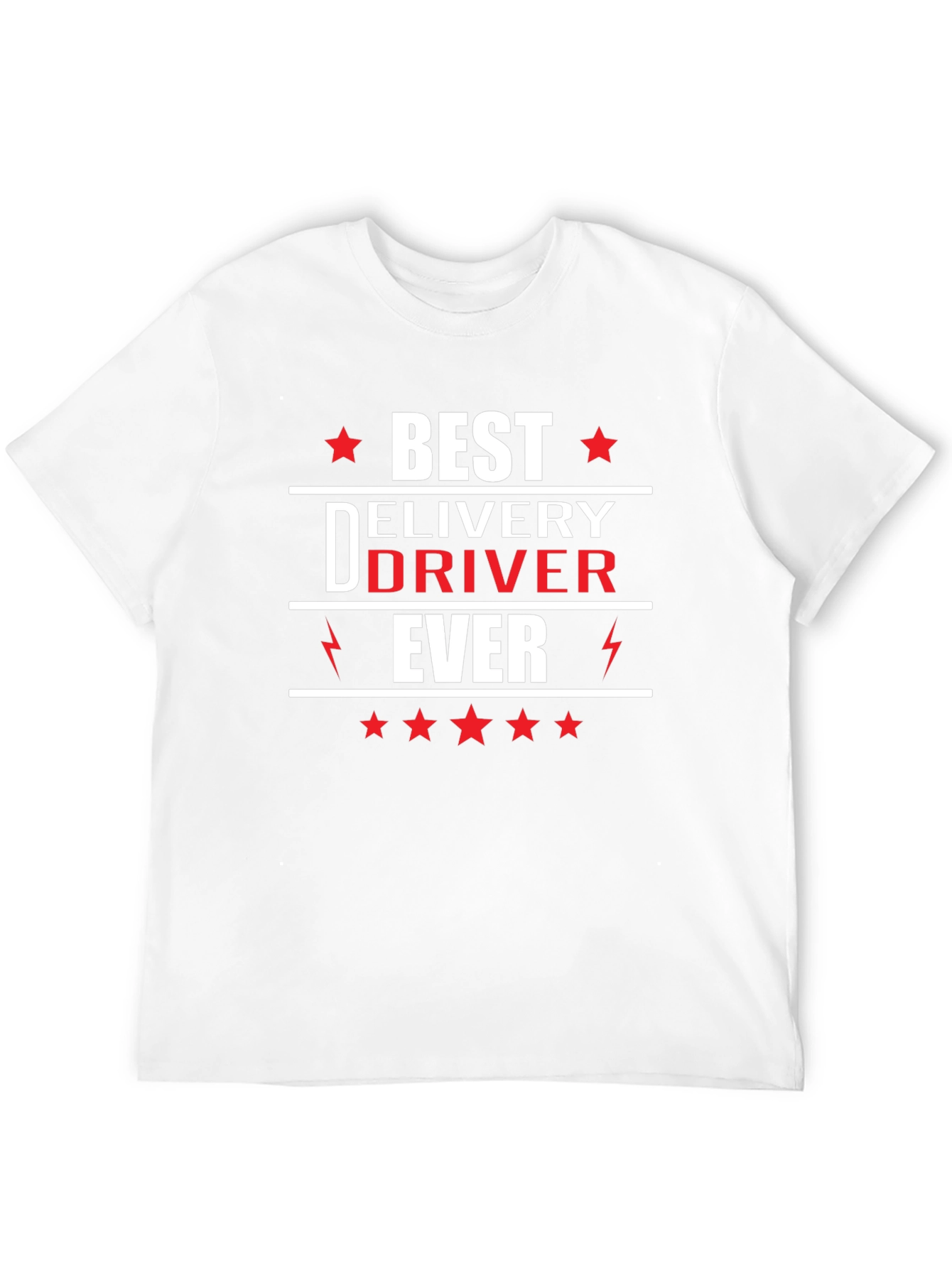 Best Delivery Driver Ever Black T-Shirt
