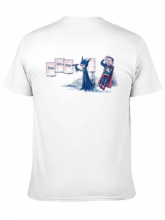 Batman & Superman T-Shirt: Comic Graphic Tee
