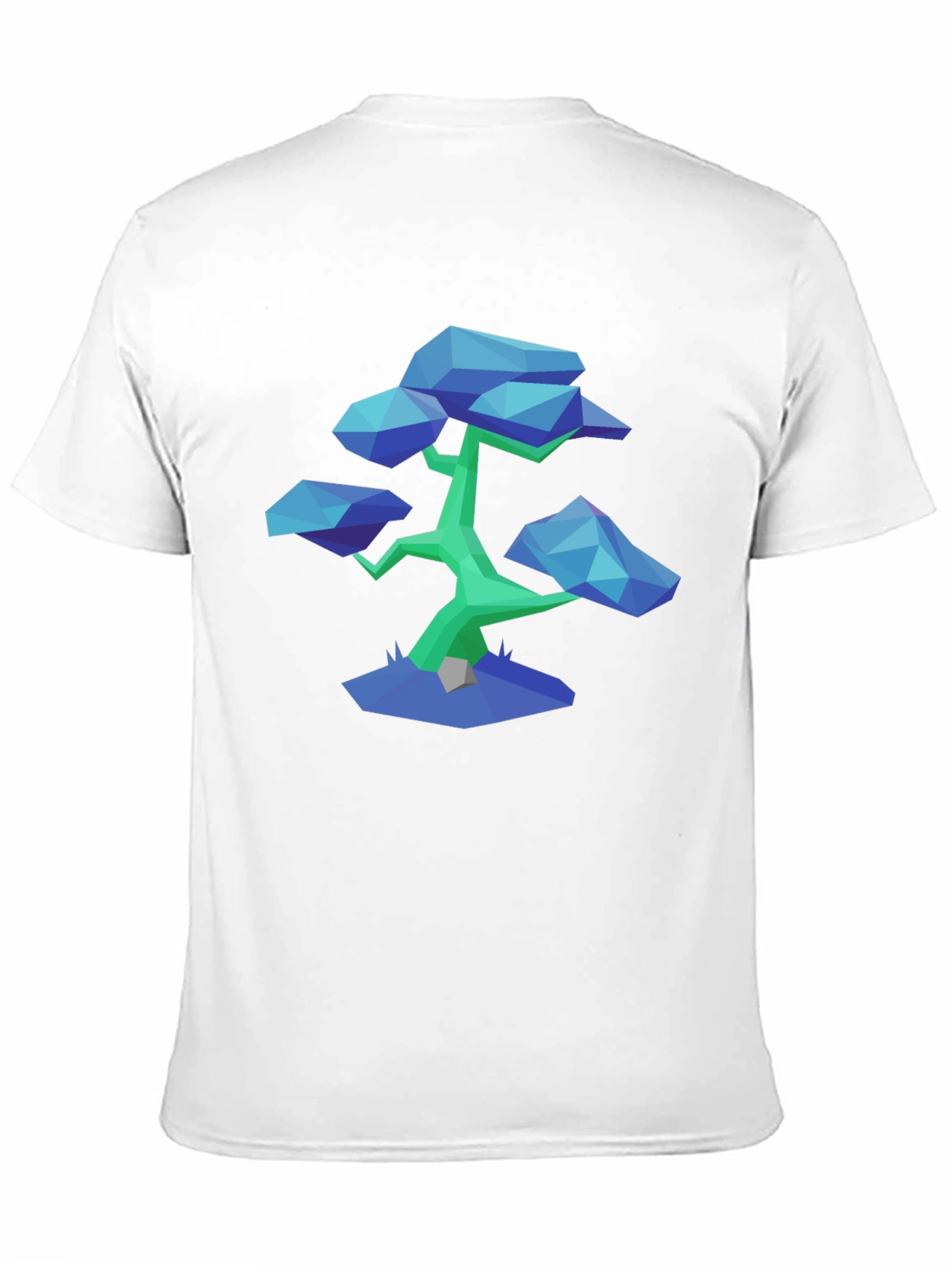 Geometric Bonsai Tee - Modern Minimalist Style