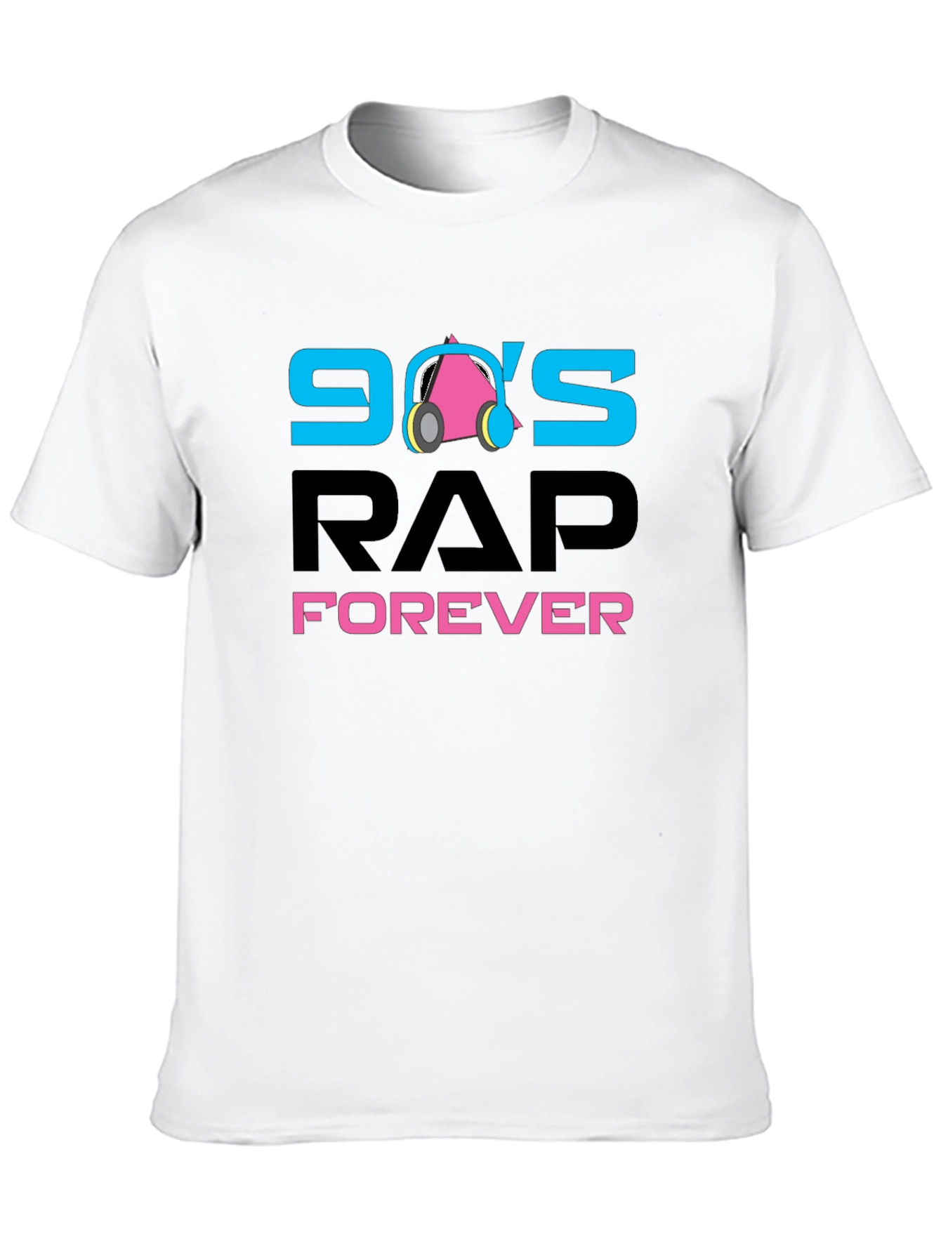 90s Rap Forever Black T-Shirt