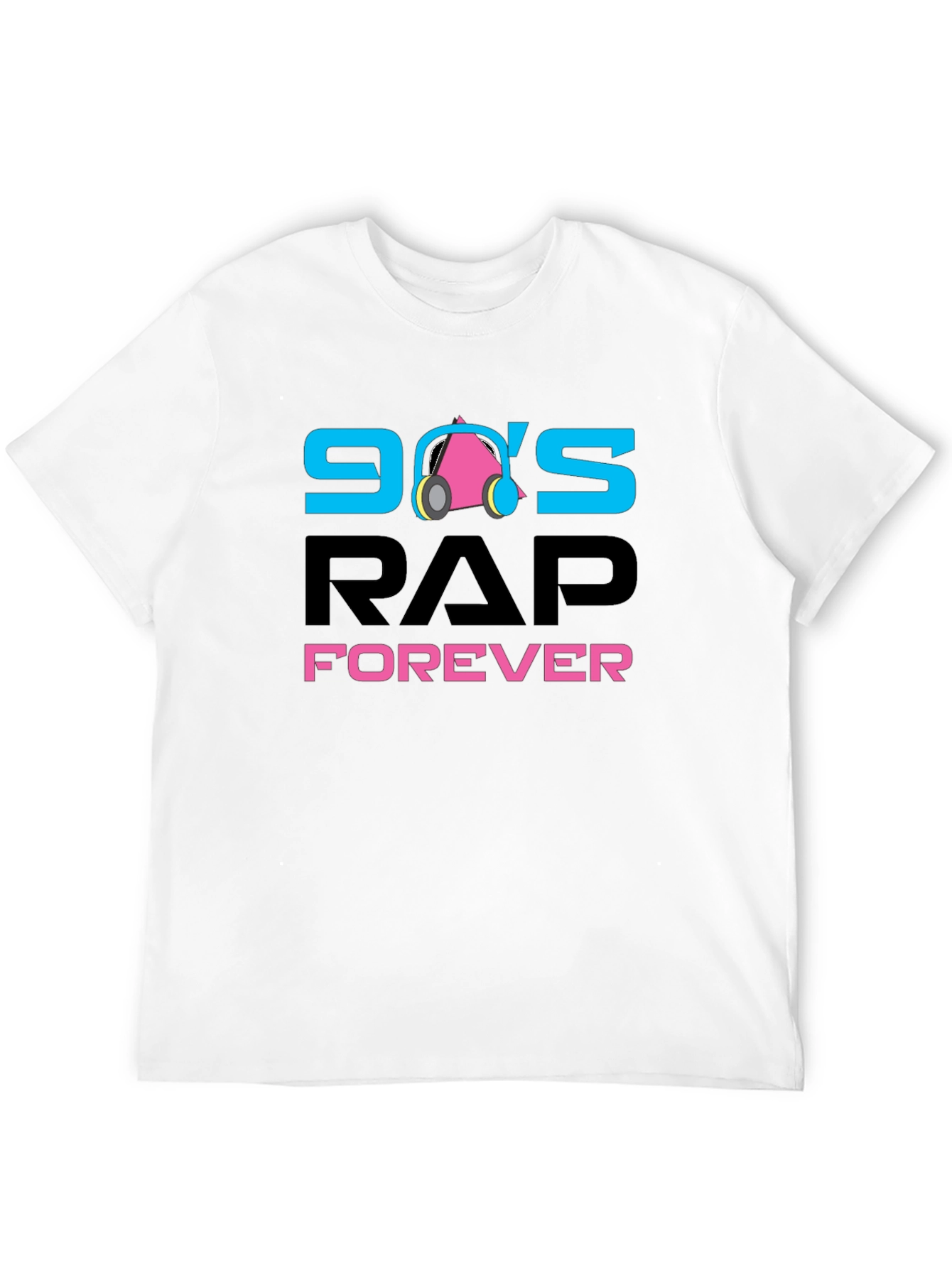 90s Rap Forever Black T-Shirt