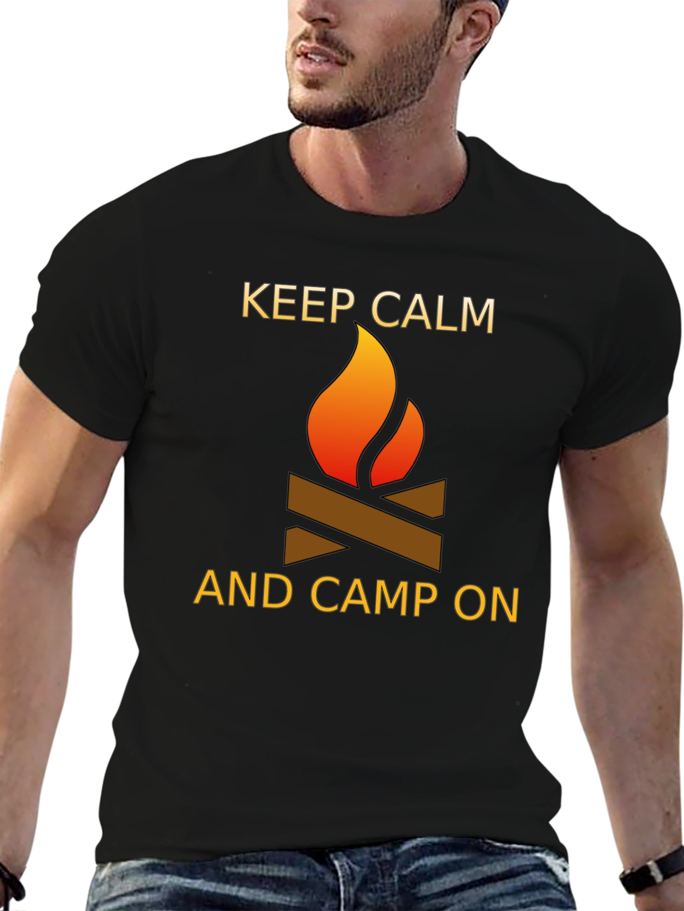 Keep Calm & Camp On T-Shirt