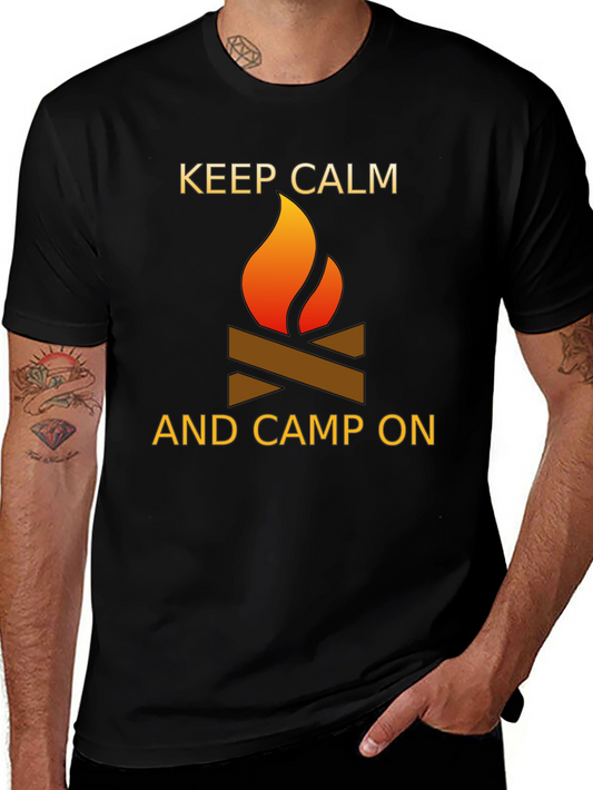 Keep Calm & Camp On T-Shirt