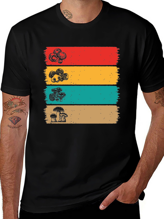 Retro Mushroom T-Shirt - Vintage Style Graphic Tee