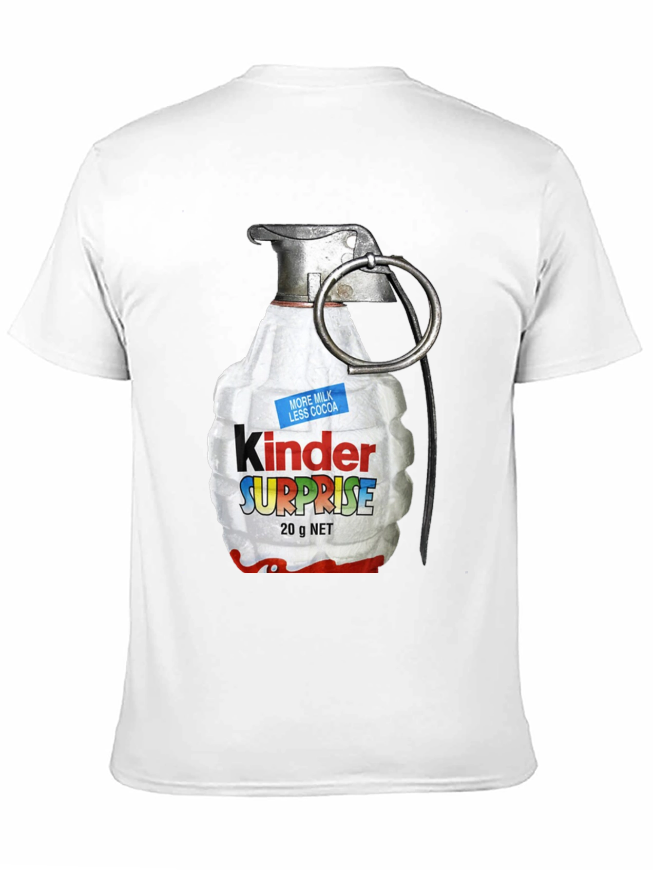 Kinder Surprise Grenade T-Shirt - Funny Novelty Tee