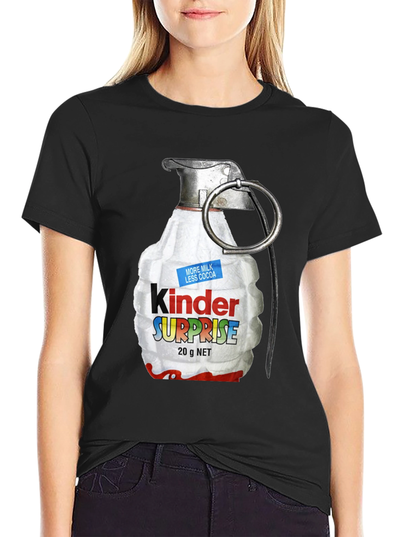 Kinder Surprise Grenade T-Shirt - Funny Novelty Tee