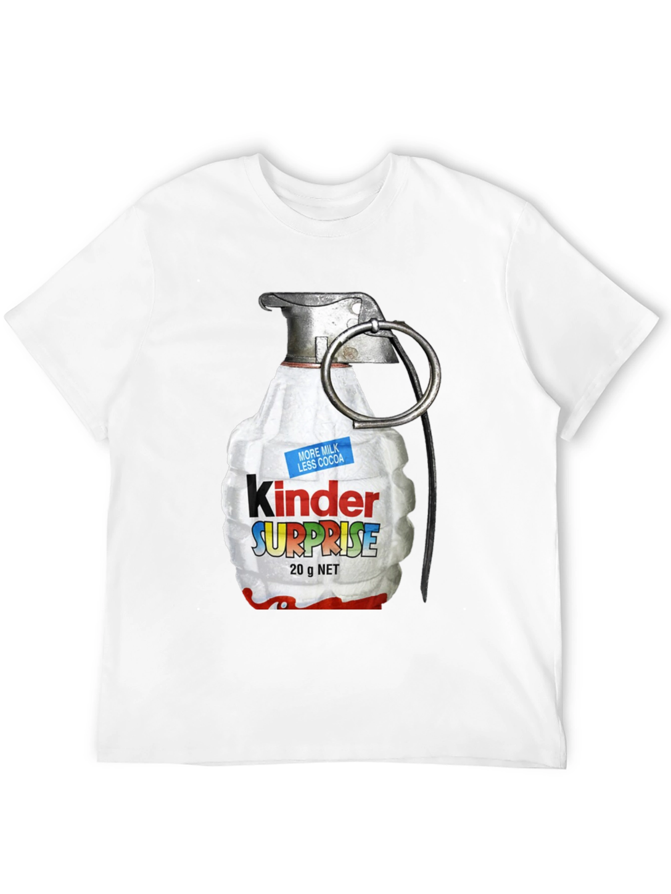 Kinder Surprise Grenade T-Shirt - Funny Novelty Tee