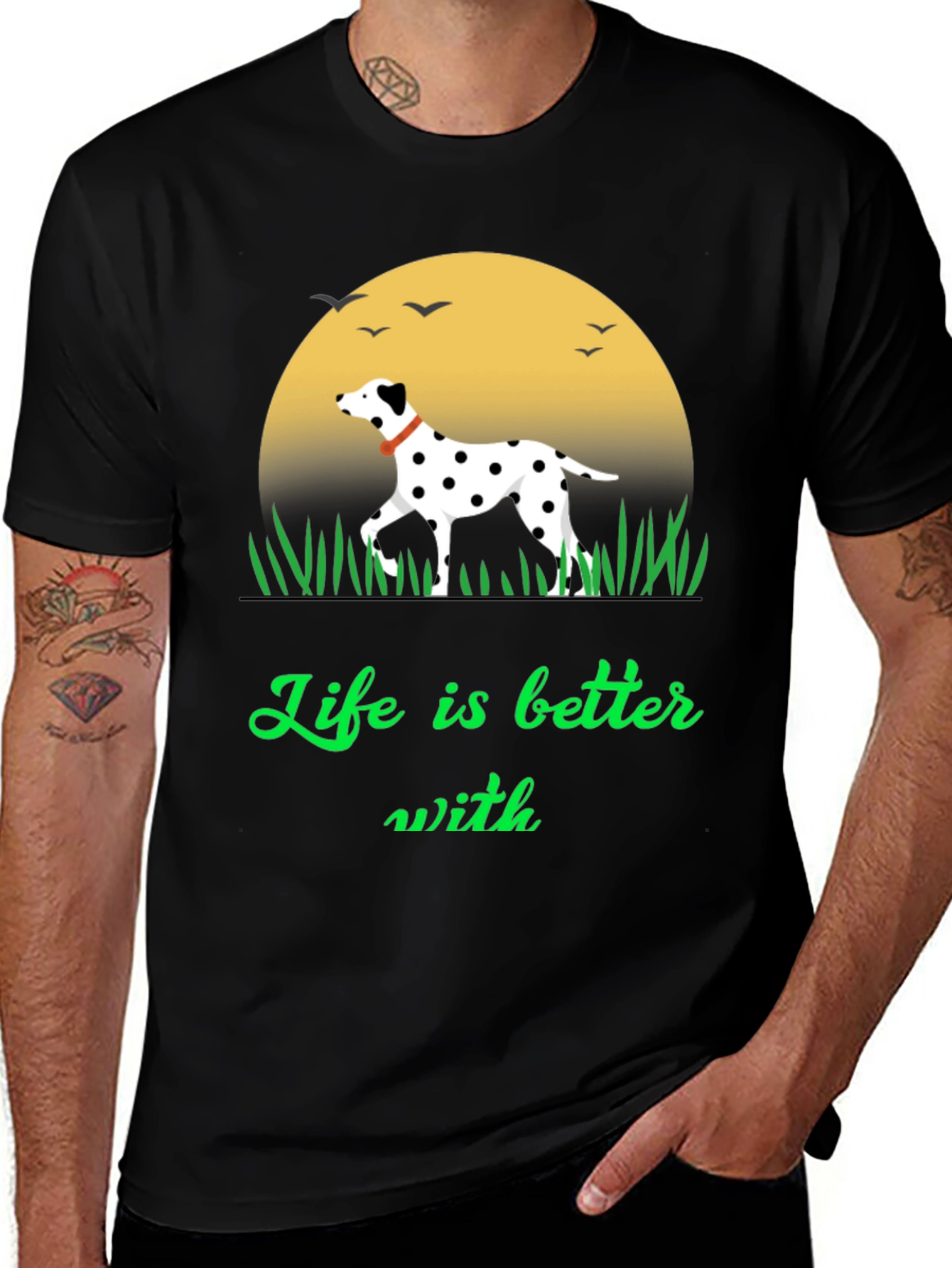 Dalmatian Lover Tee - Life is Better With
