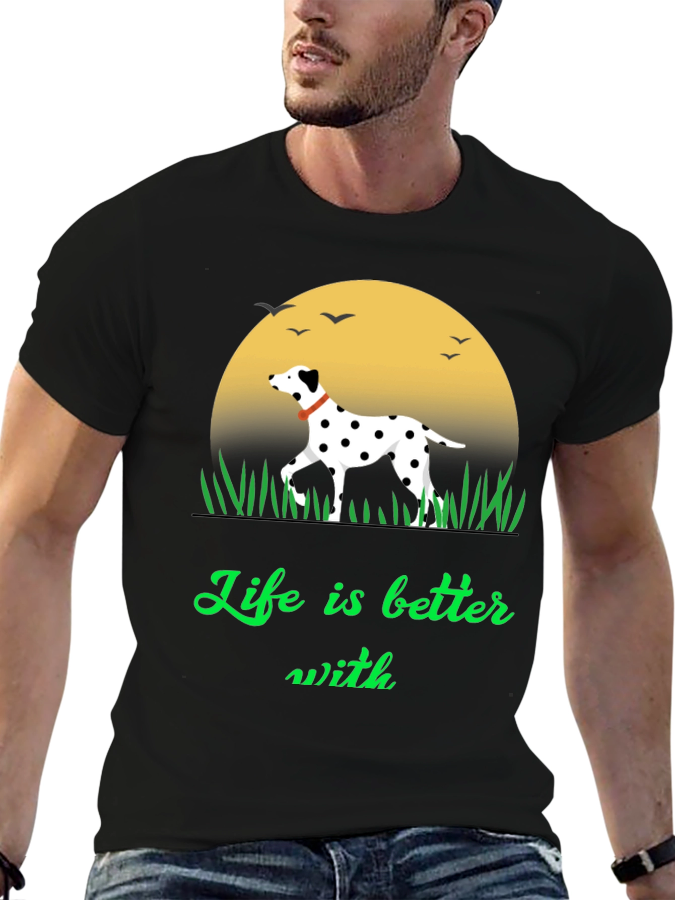 Dalmatian Lover Tee - Life is Better With
