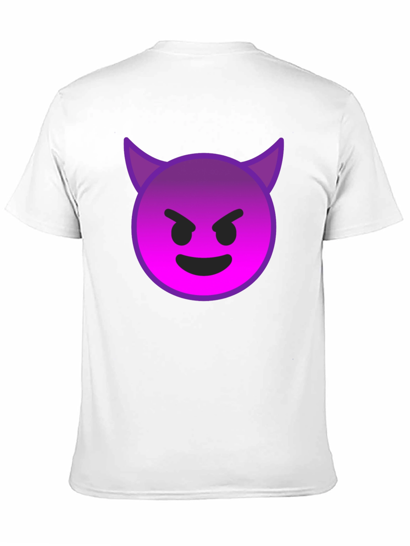 Devil Emoji Graphic Tee - Black