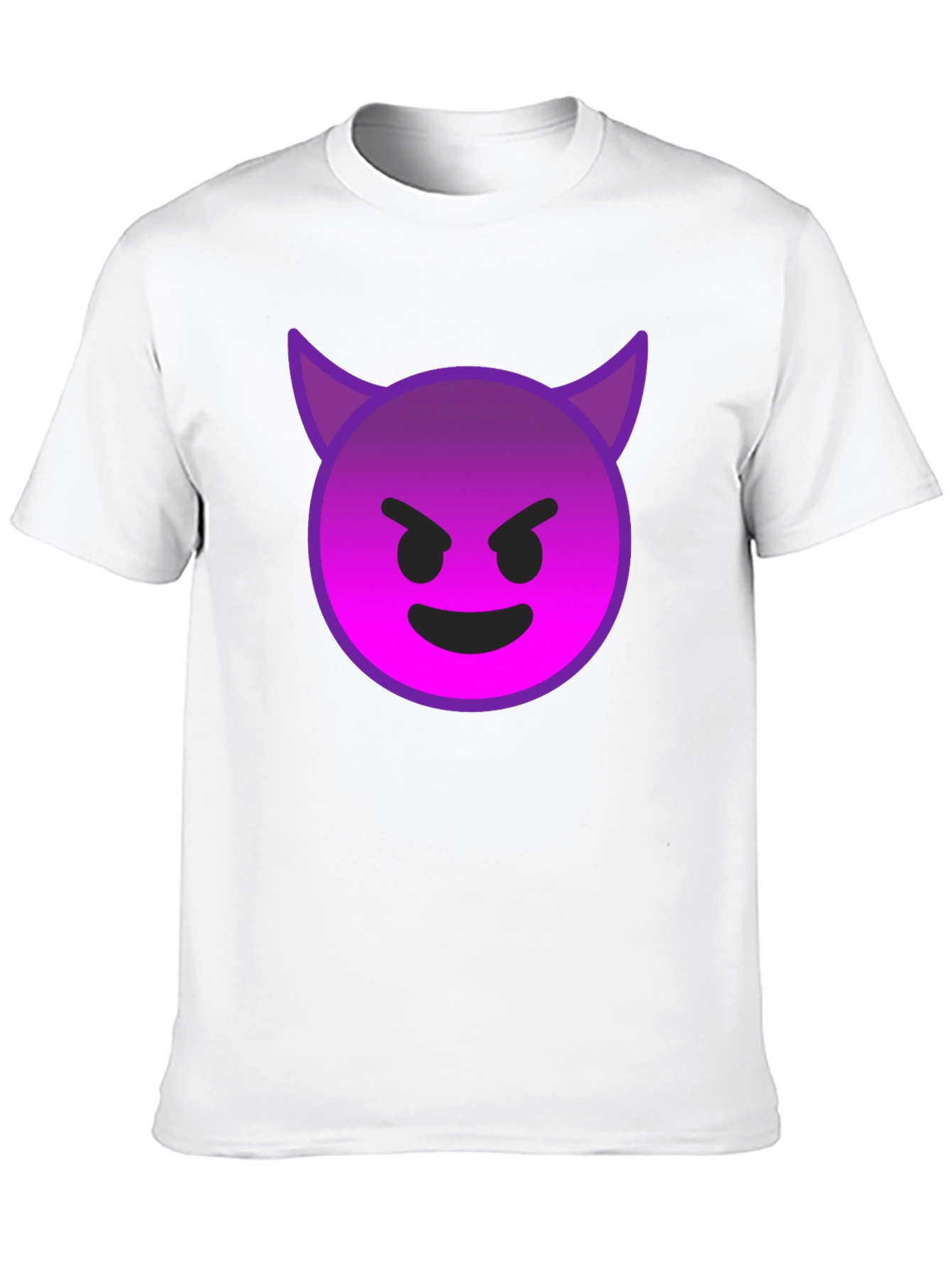 Devil Emoji Graphic Tee - Black