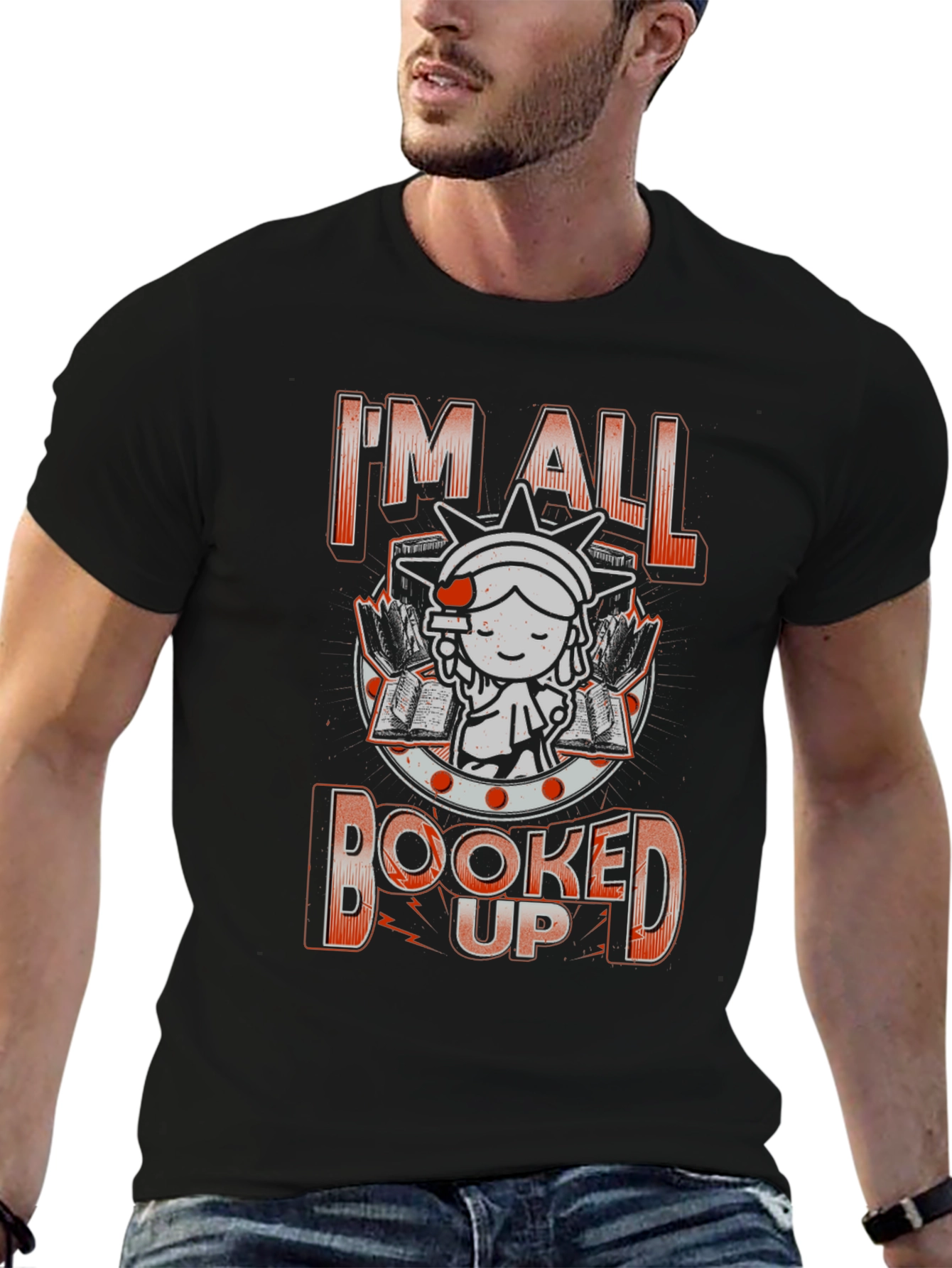 Im All Booked Up T-Shirt - Book Lover Tee