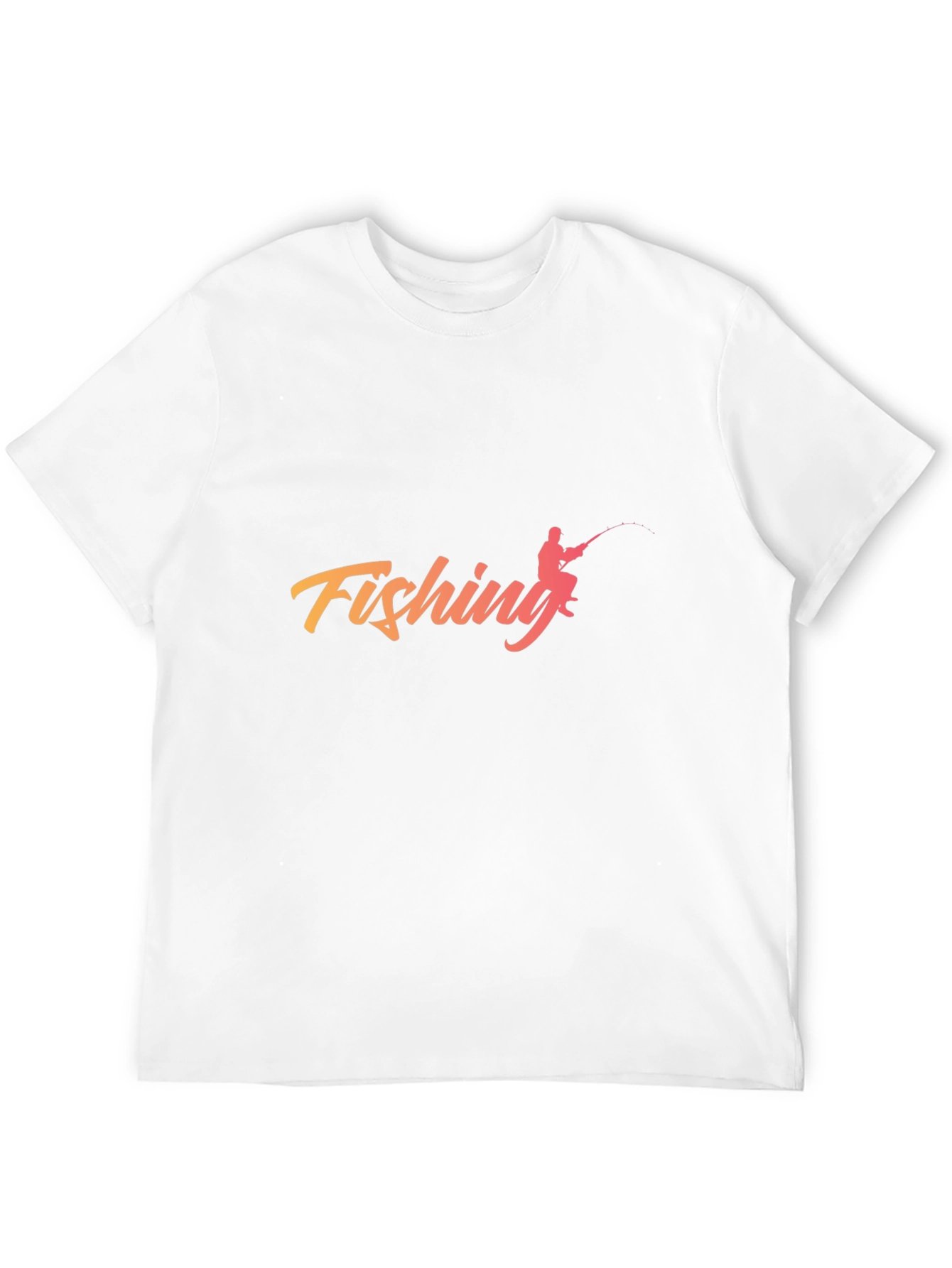 Fishing Graphic Tee - Black Cotton Comfort
