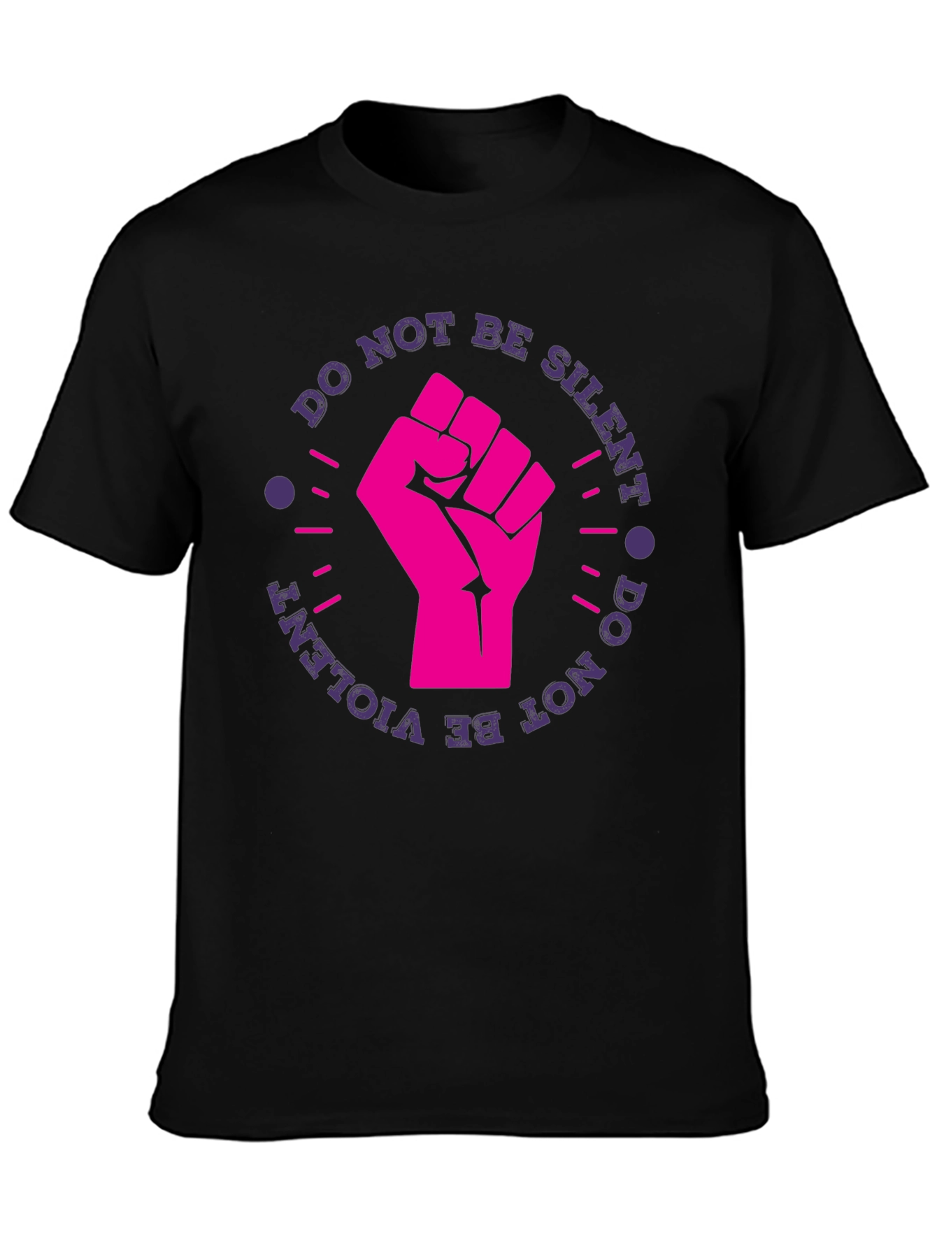 Empowerment Fist Graphic Tee - Do Not Be Silent