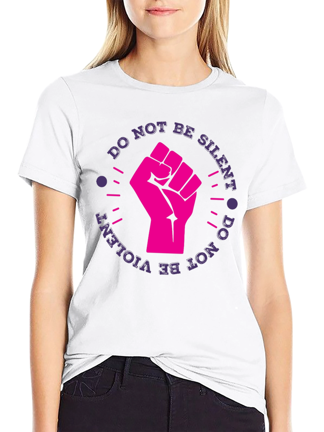 Empowerment Fist Graphic Tee - Do Not Be Silent