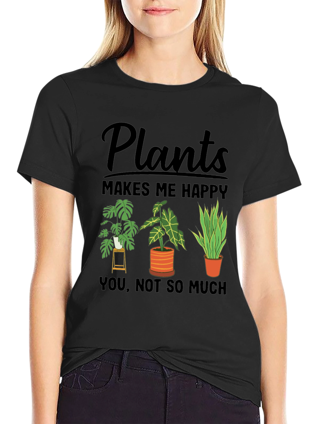Plants Make Me Happy Graphic Tee