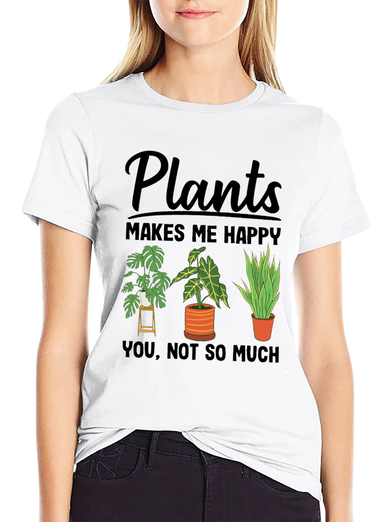 Plants Make Me Happy Graphic Tee