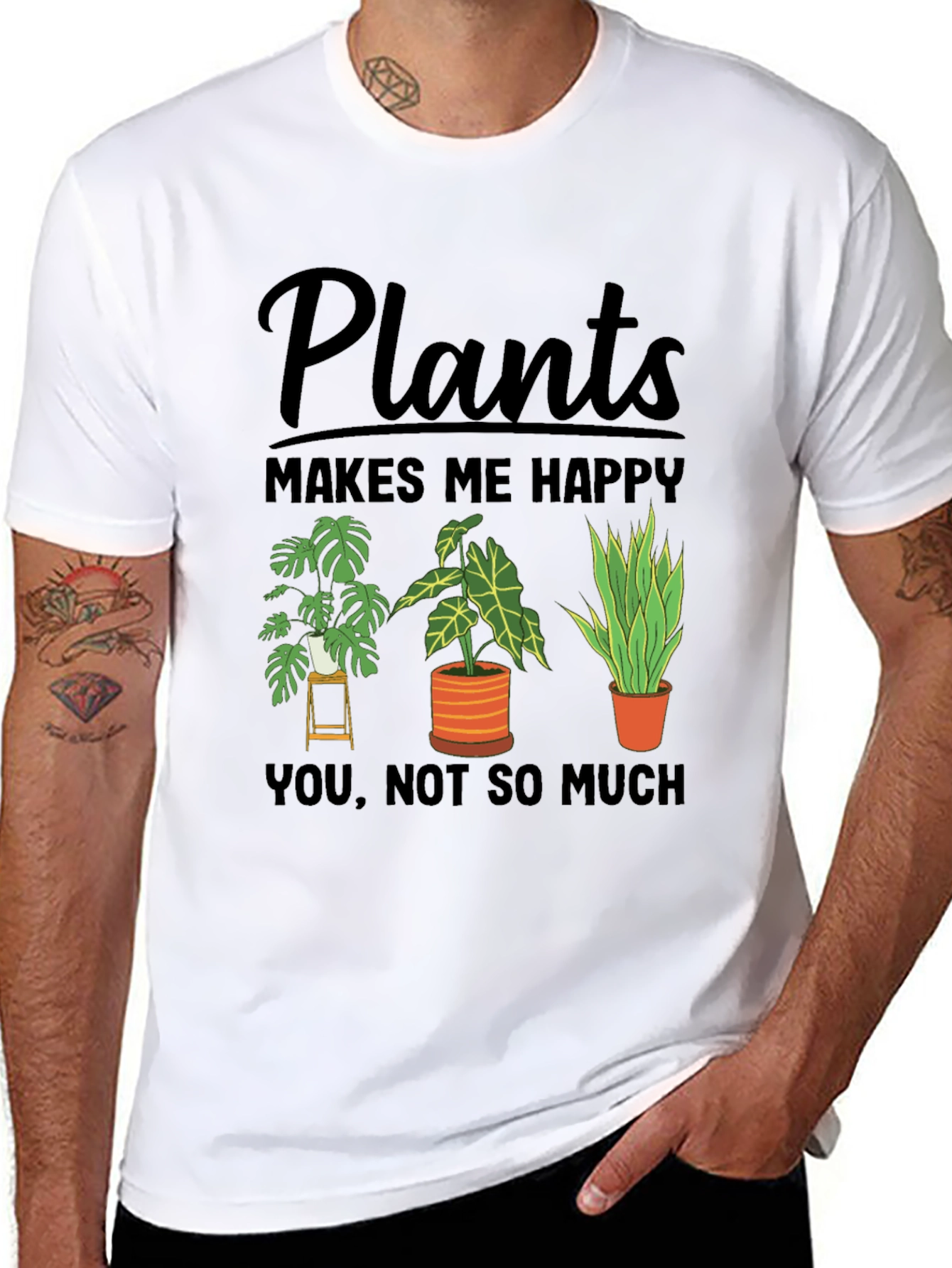 Plants Make Me Happy Graphic Tee