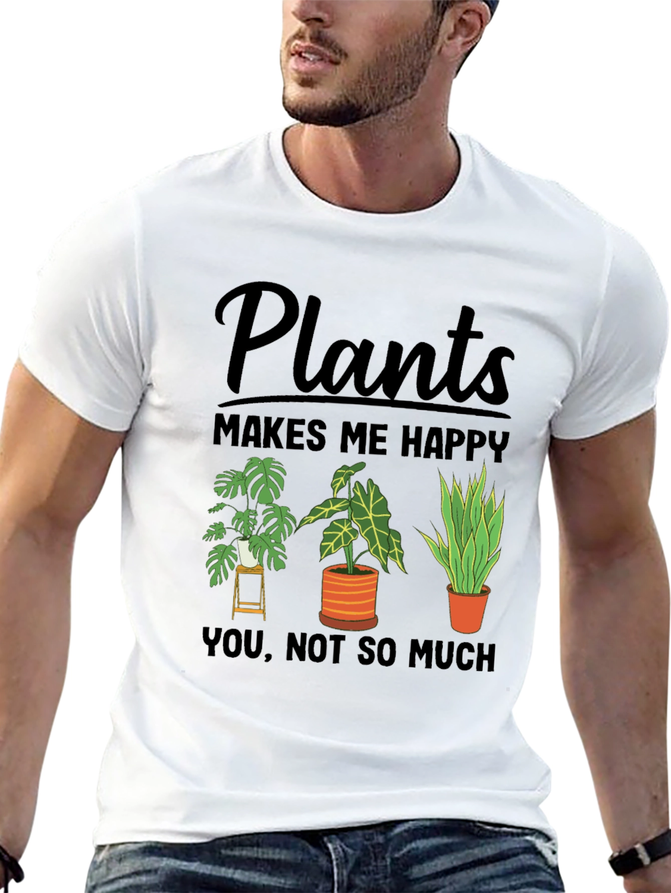 Plants Make Me Happy Graphic Tee