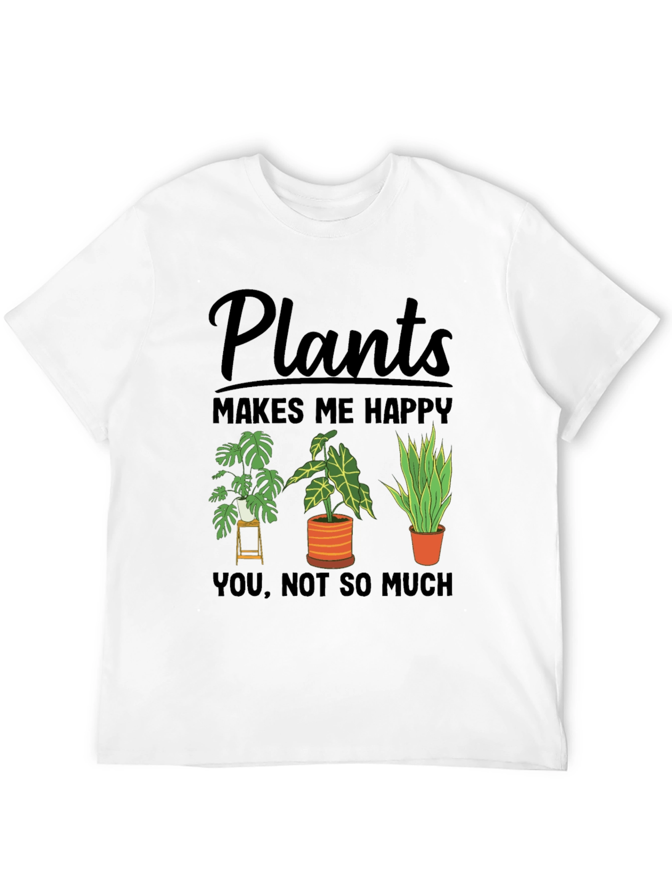 Plants Make Me Happy Graphic Tee