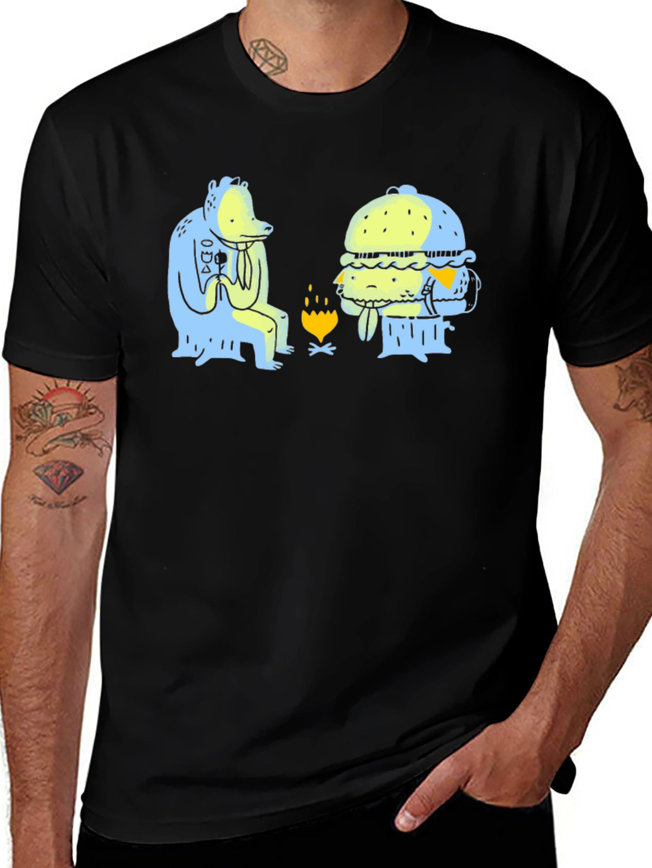Camping Buddies Graphic T-Shirt