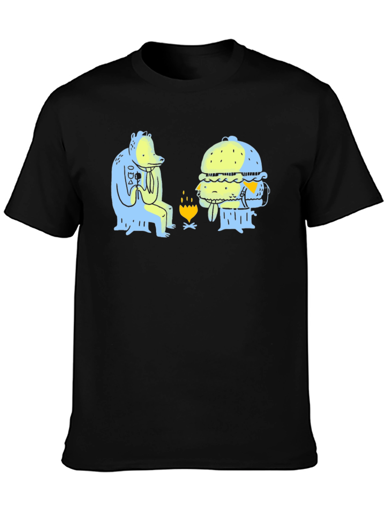 Camping Buddies Graphic T-Shirt