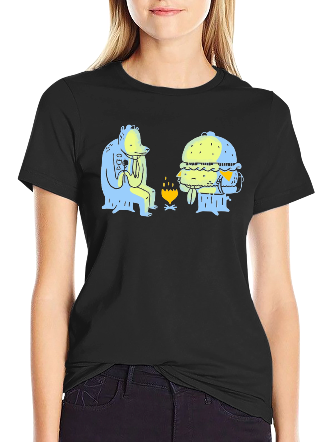 Camping Buddies Graphic T-Shirt