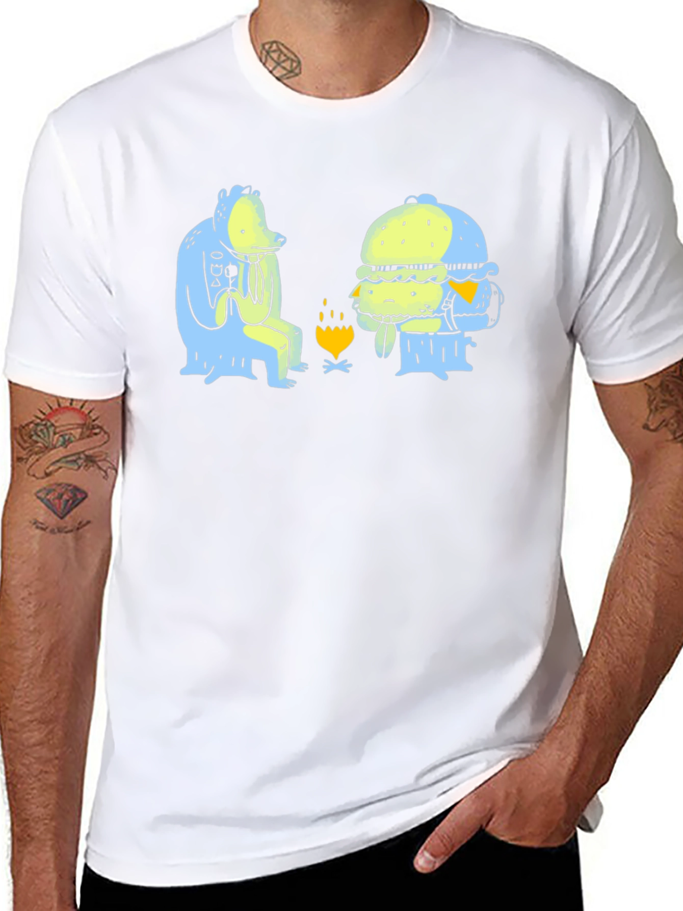 Camping Buddies Graphic T-Shirt