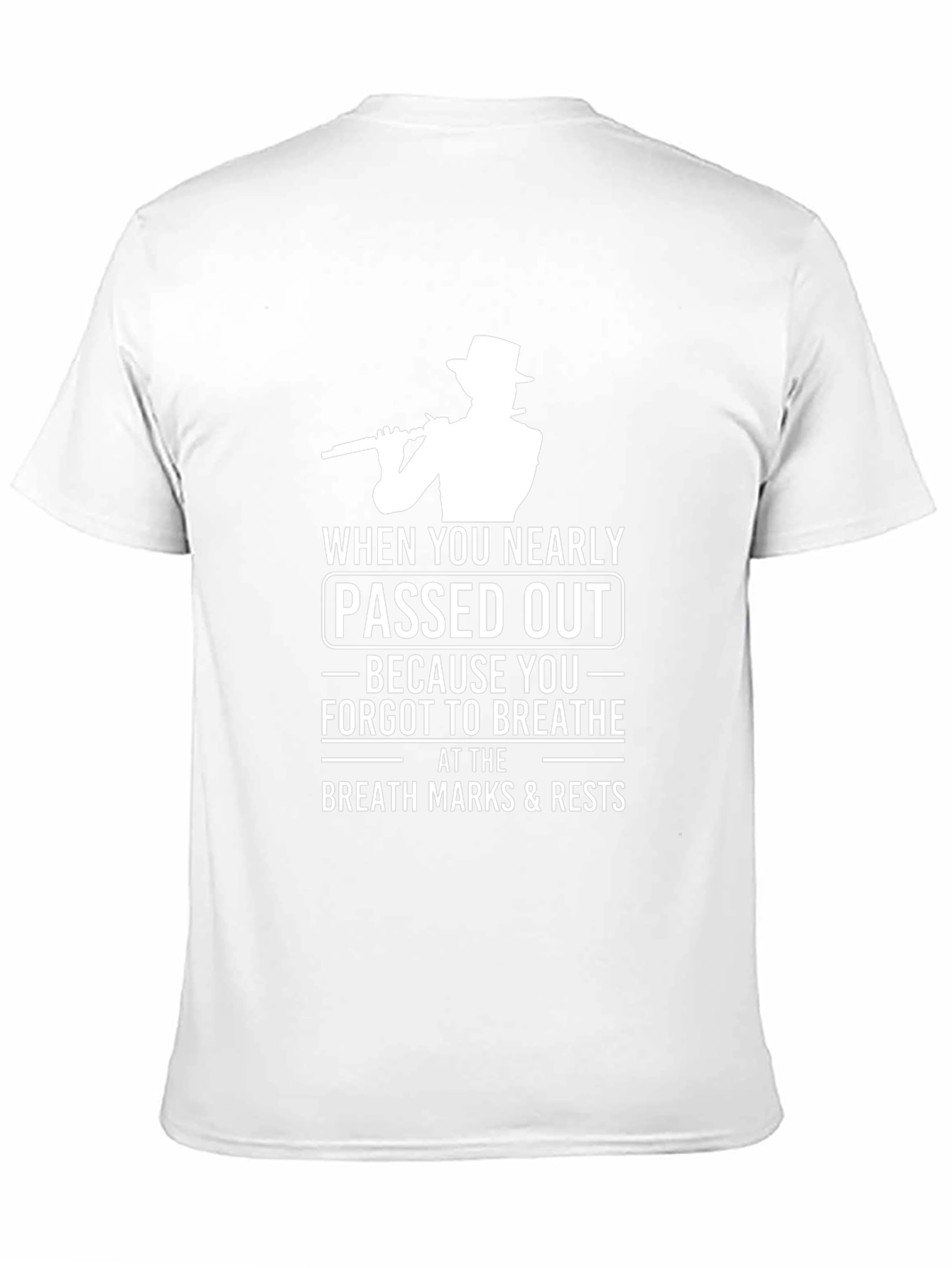 Musical Humor T-Shirt: Passed Out Musician Tee