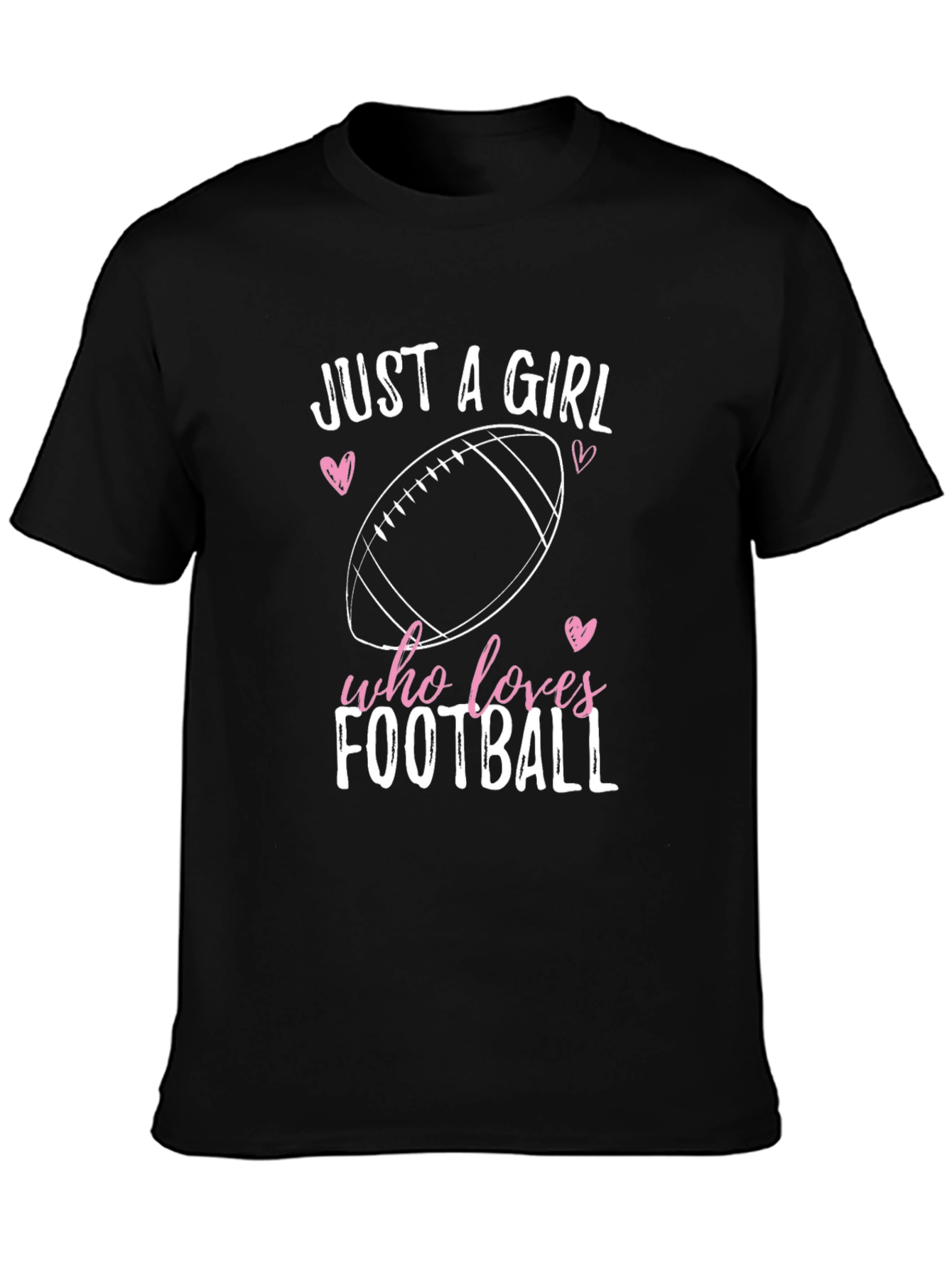 Just A Girl Who Loves Football T-Shirt