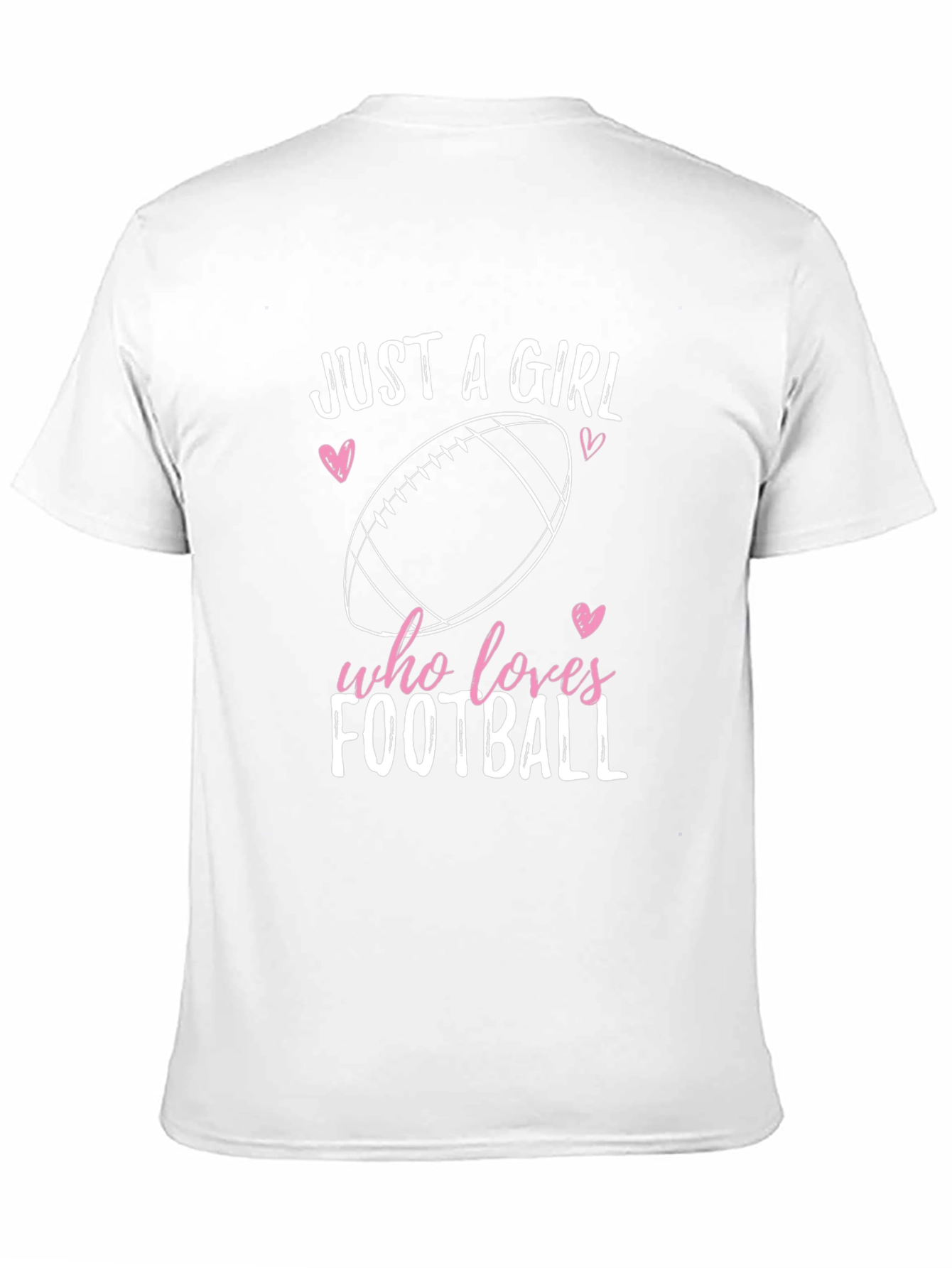 Just A Girl Who Loves Football T-Shirt