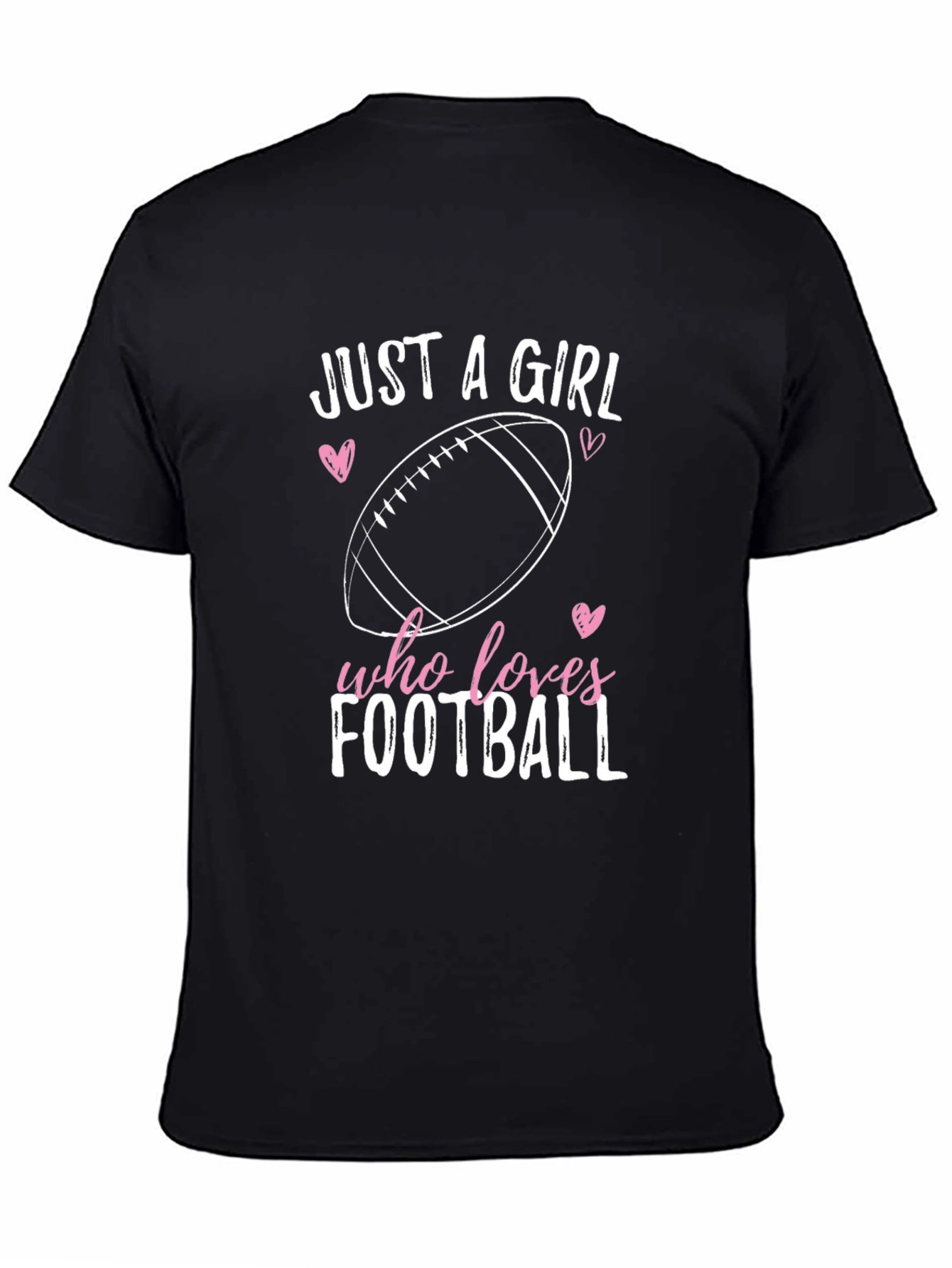 Just A Girl Who Loves Football T-Shirt