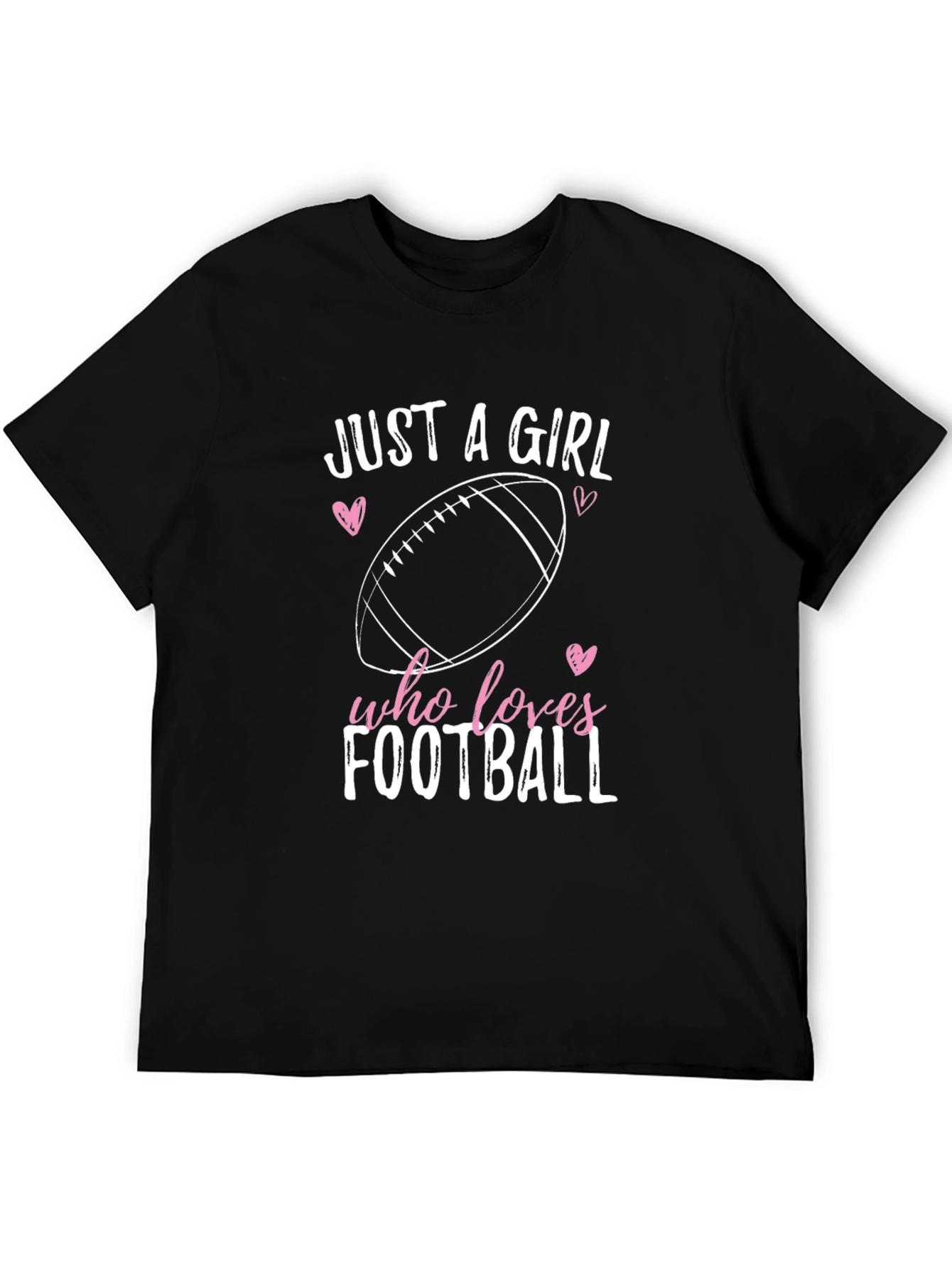 Just A Girl Who Loves Football T-Shirt