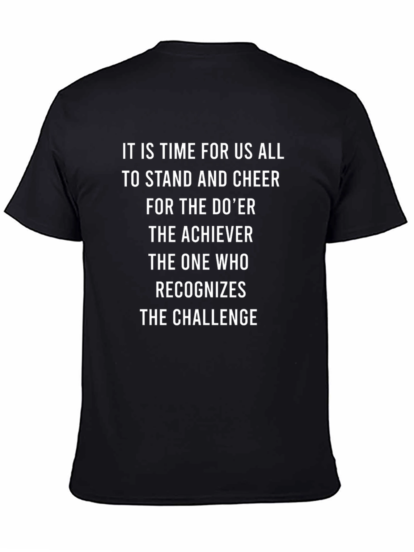 Motivational T-Shirt: Stand and Cheer
