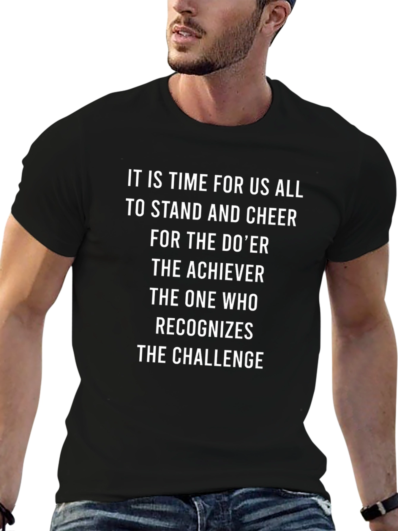 Motivational T-Shirt: Stand and Cheer