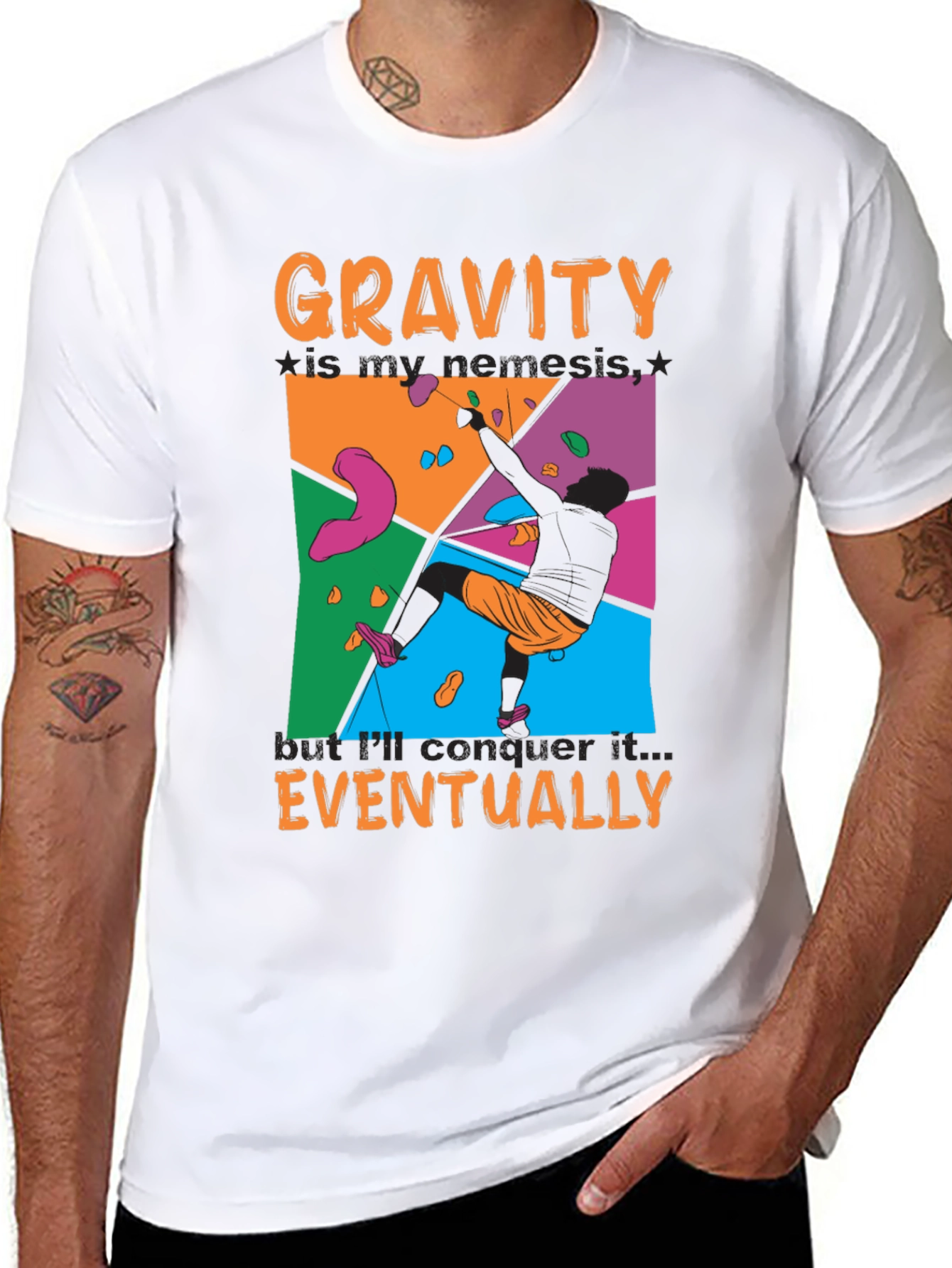 Gravity My Nemesis T-Shirt: Rock Climbing Tee