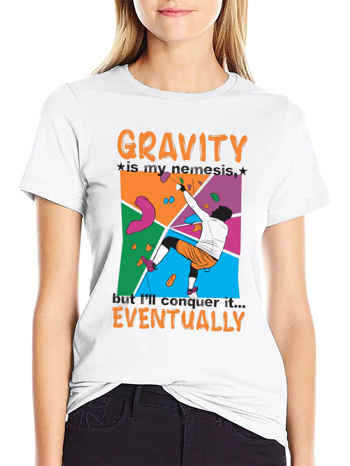 Gravity My Nemesis T-Shirt: Rock Climbing Tee