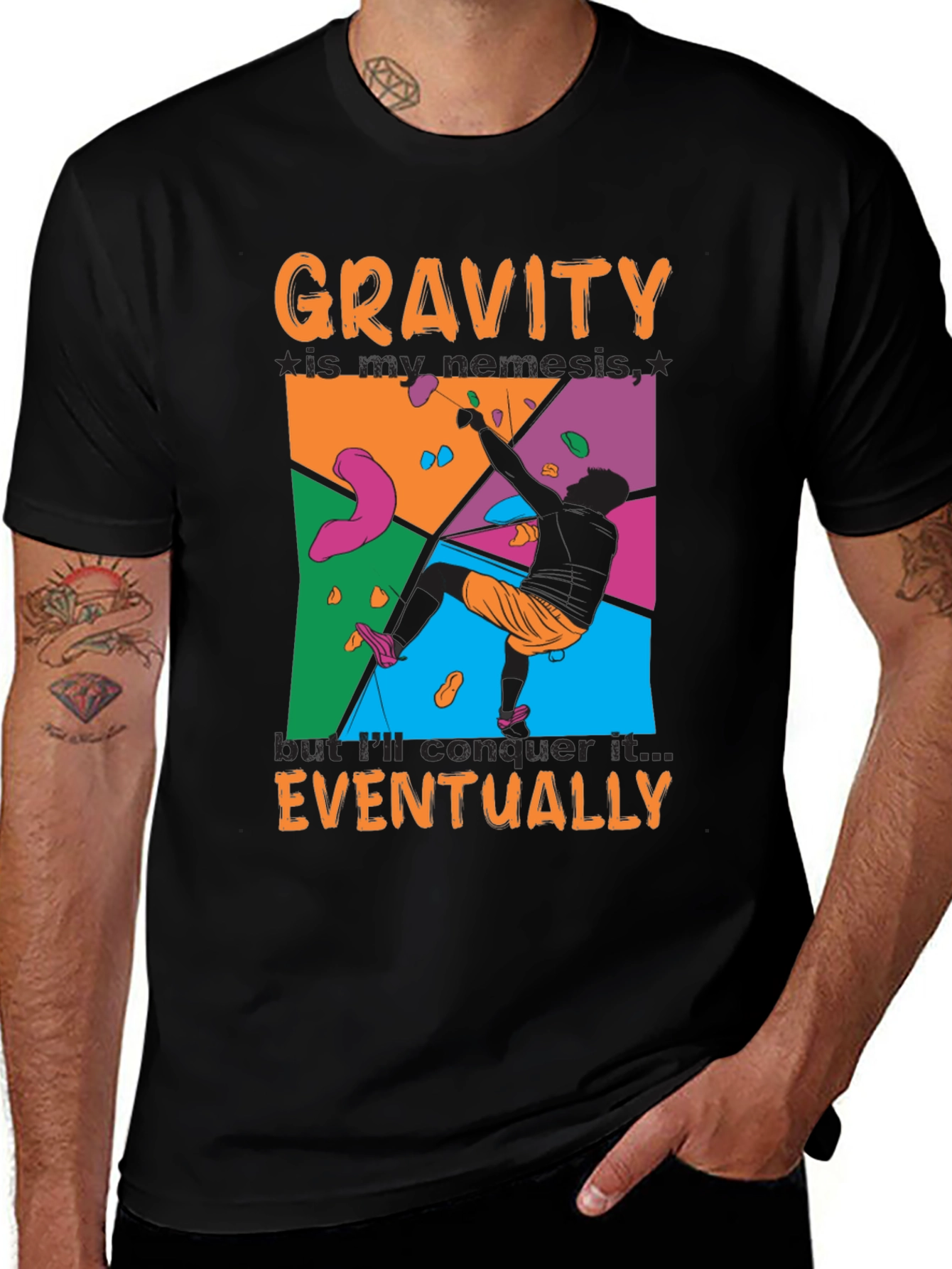 Gravity My Nemesis T-Shirt: Rock Climbing Tee