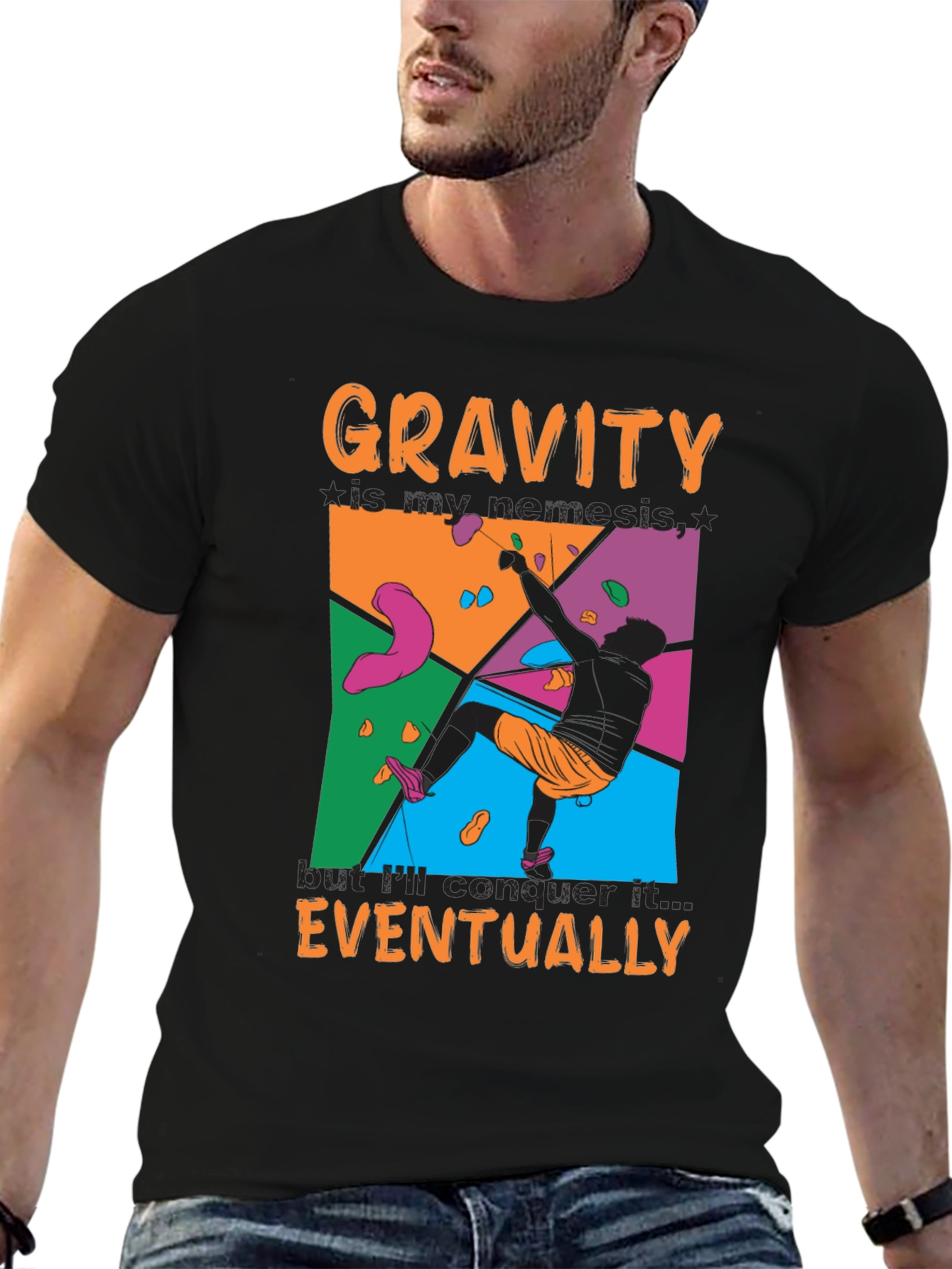 Gravity My Nemesis T-Shirt: Rock Climbing Tee